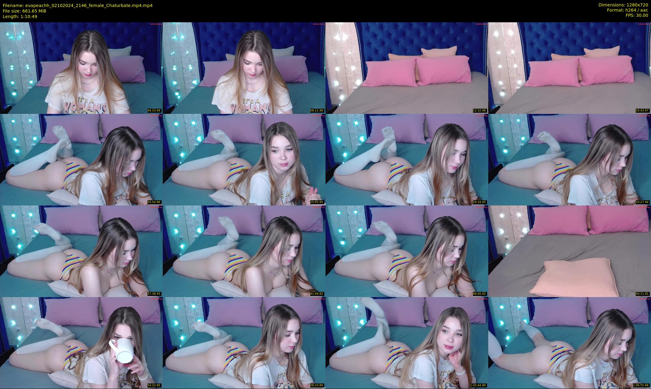 evapeachh — 71 minute Chaturbate female cam show recording, 720p, Oct 2, 2024