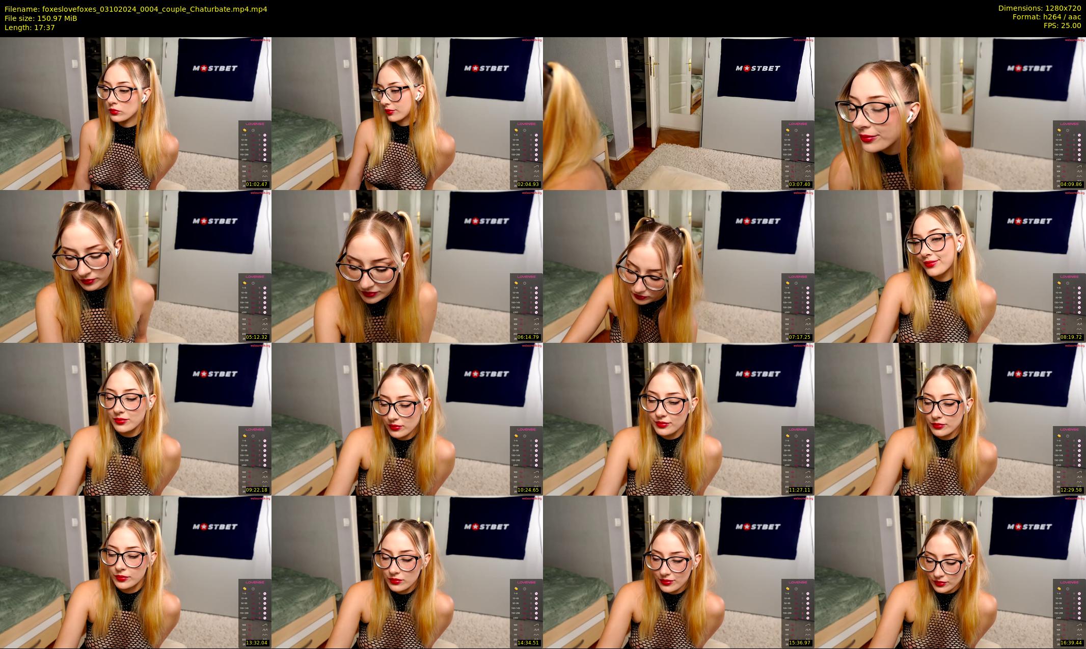 foxeslovefoxes — 18 minute Chaturbate couple cam show recording, 720p, Oct 3, 2024