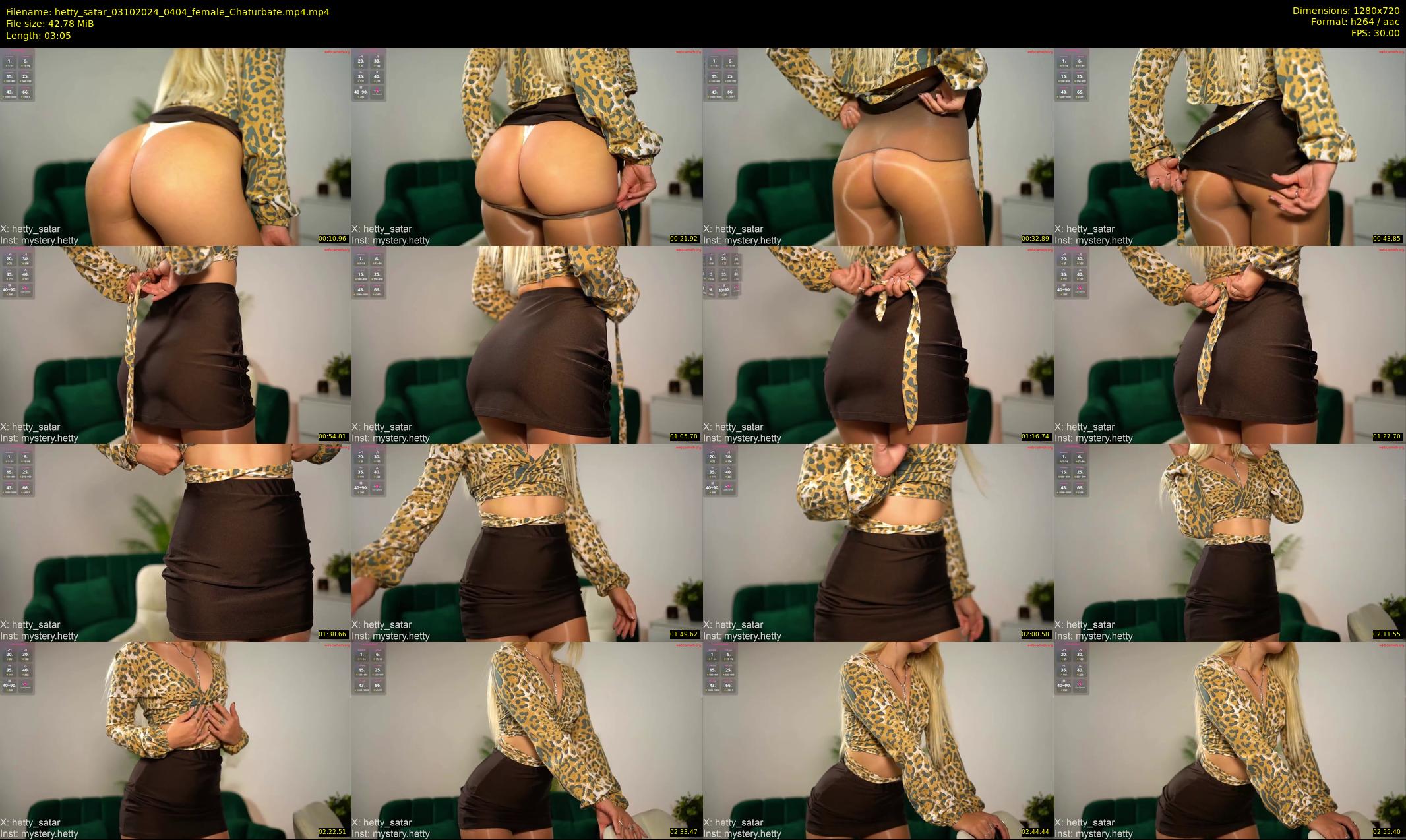 hetty_satar — 4 minute Chaturbate female cam show recording, 720p, Oct 3, 2024