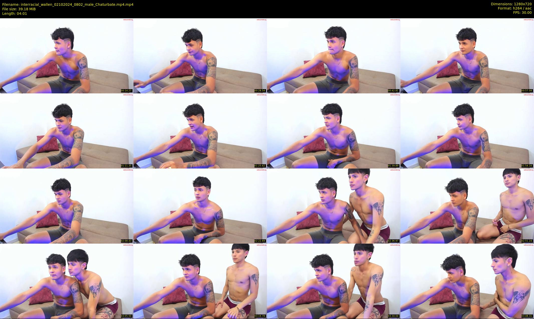 interracial_wallen — 5 minute Chaturbate couple cam show recording, 720p, Oct 2, 2024