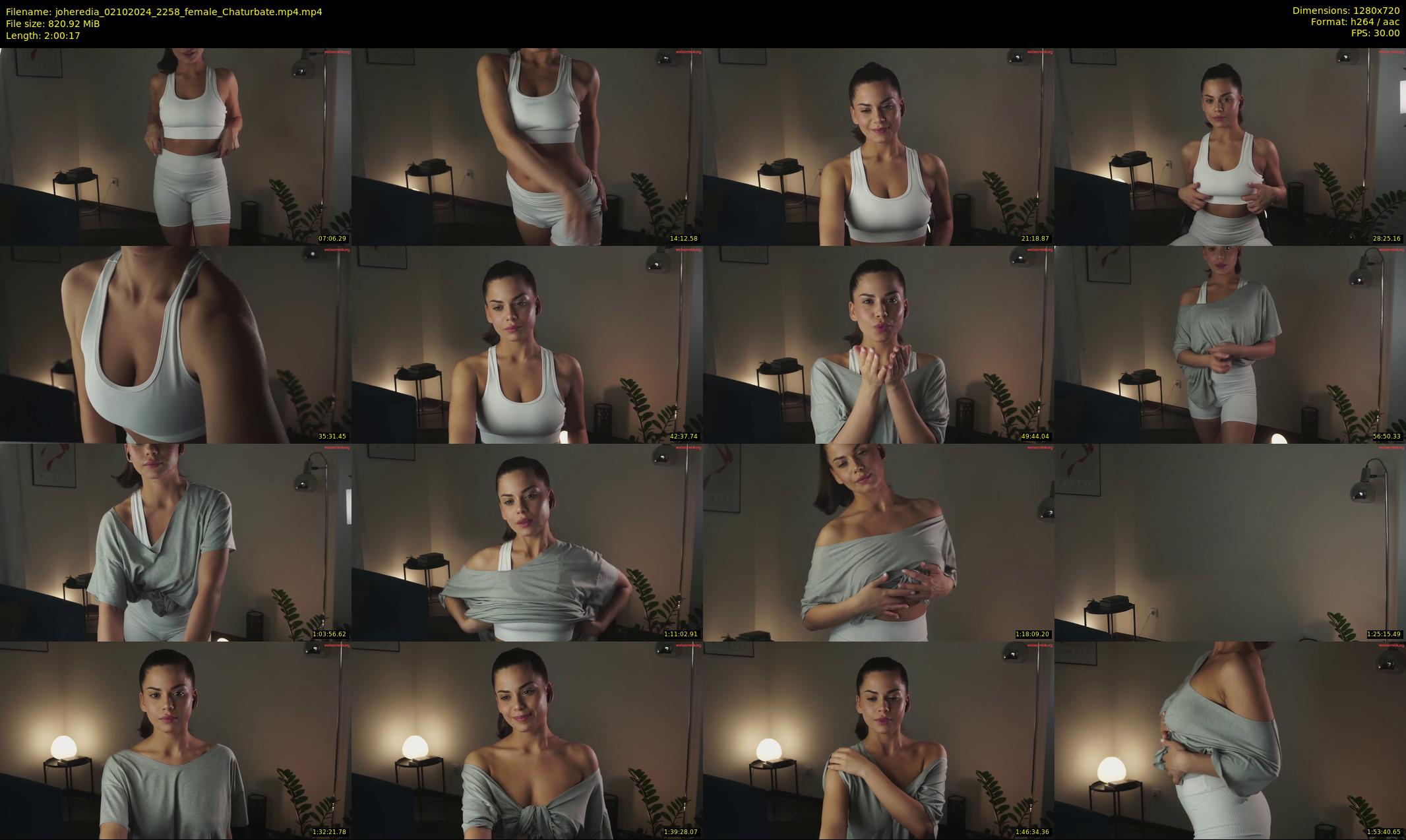joheredia — 121 minute Chaturbate female cam show recording, 720p, Oct 2, 2024