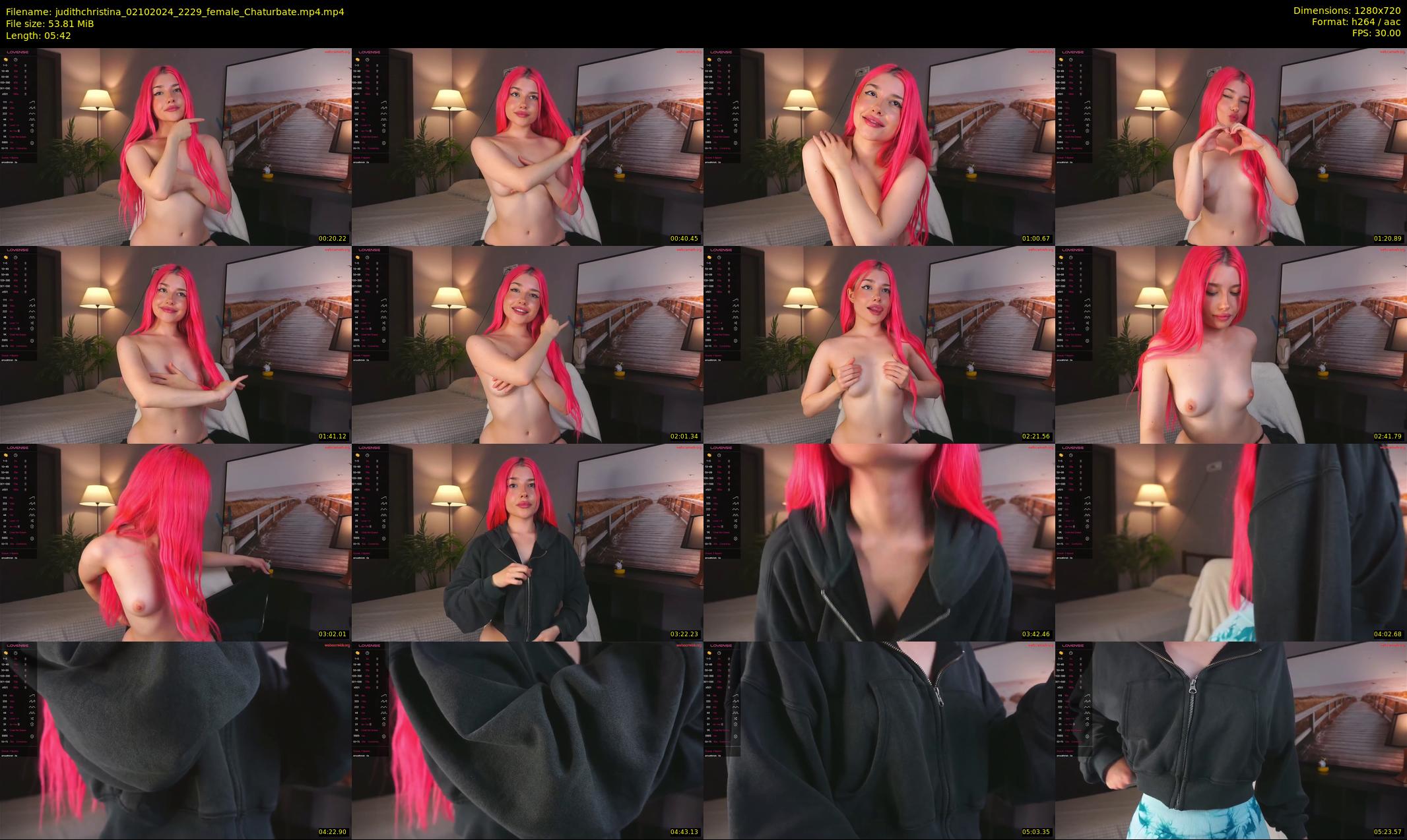 judithchristina — 6 minute Chaturbate female cam show recording, 720p, Oct 2, 2024