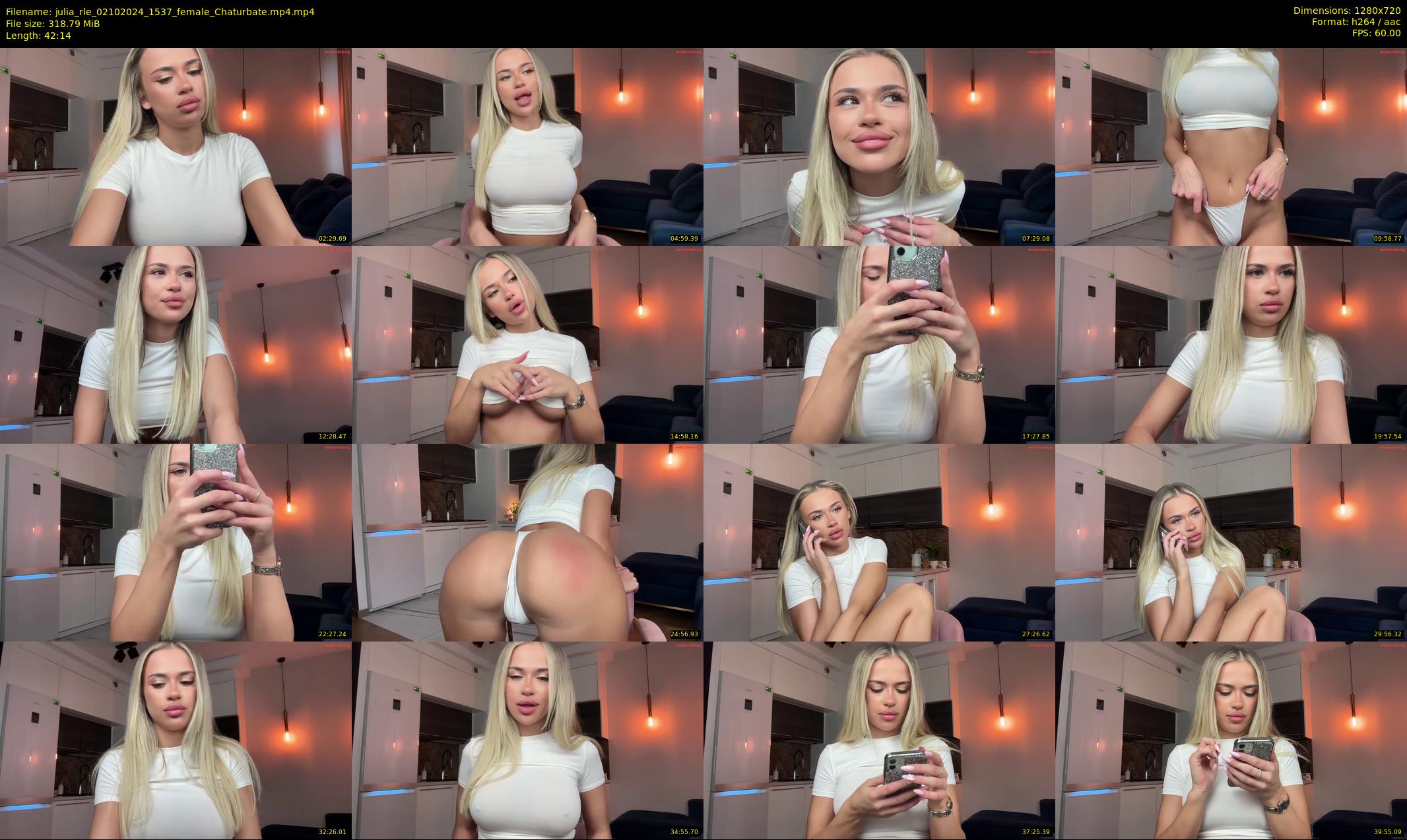 julia_rle — 43 minute Chaturbate female cam show recording, 720p, Oct 2, 2024