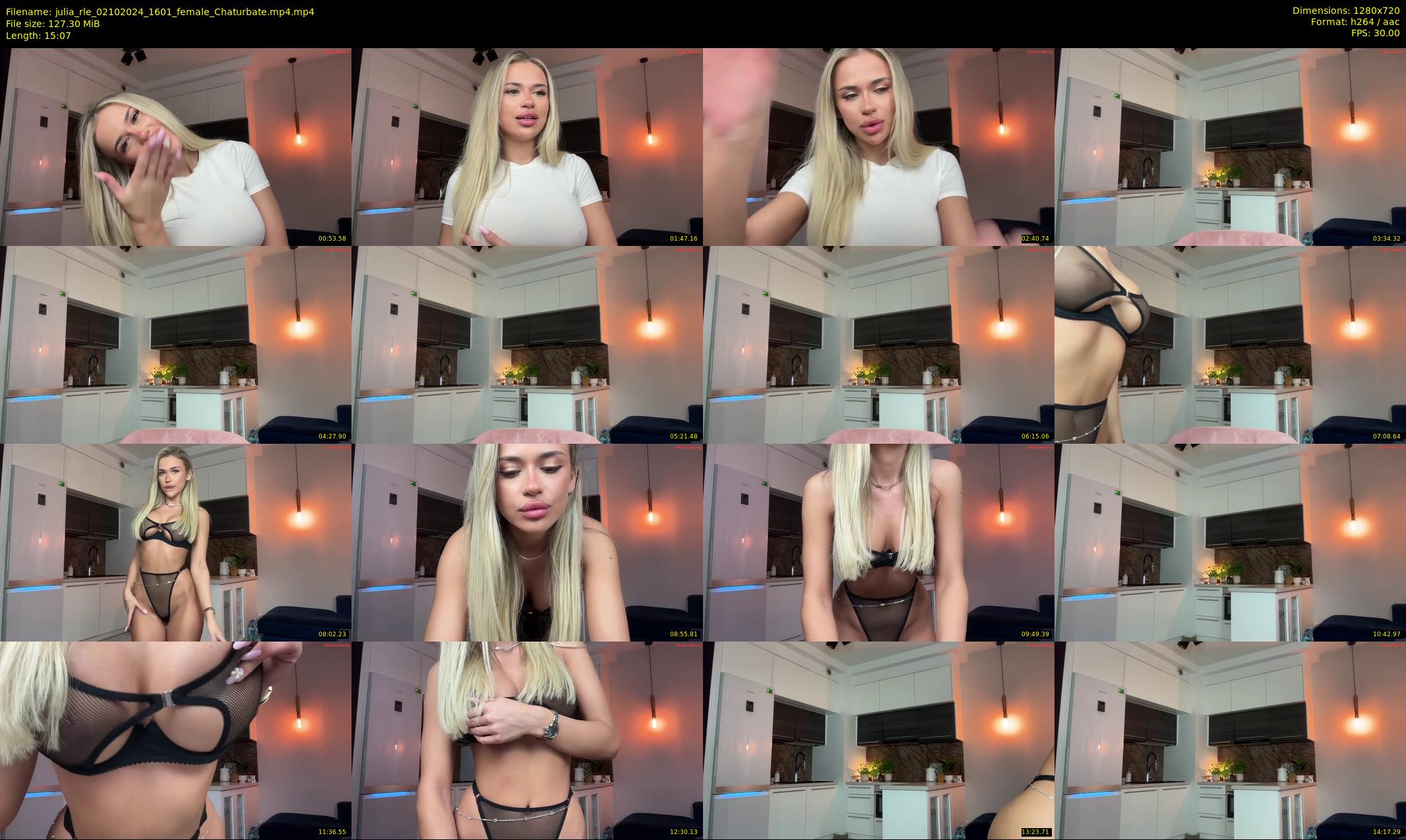 julia_rle — 16 minute Chaturbate female cam show recording, 720p, Oct 2, 2024