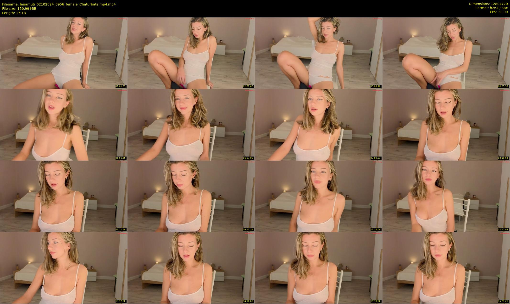 lenamuti — 18 minute Chaturbate female cam show recording, 720p, Oct 2, 2024