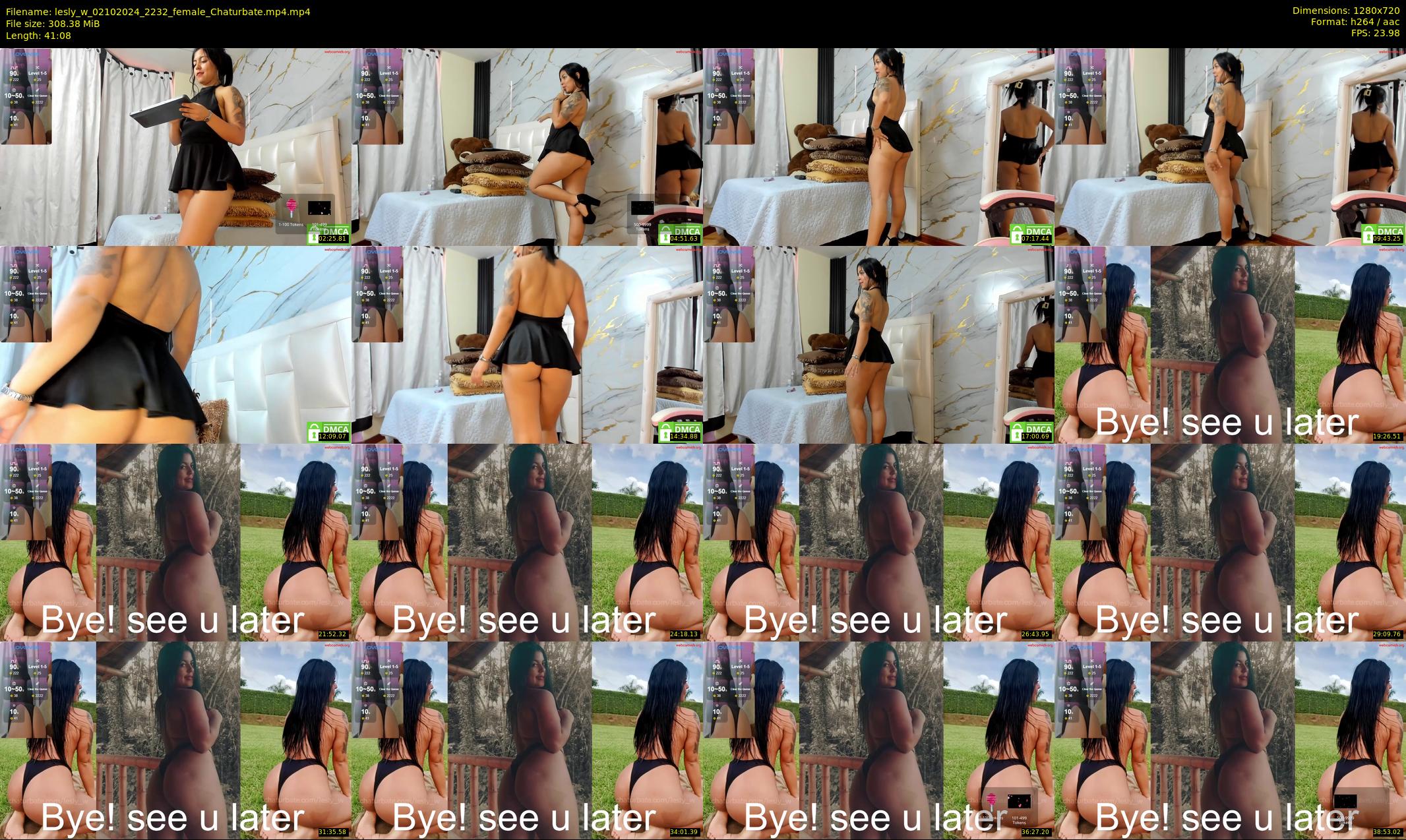 lesly_w — 42 minute Chaturbate female cam show recording, 720p, Oct 2, 2024