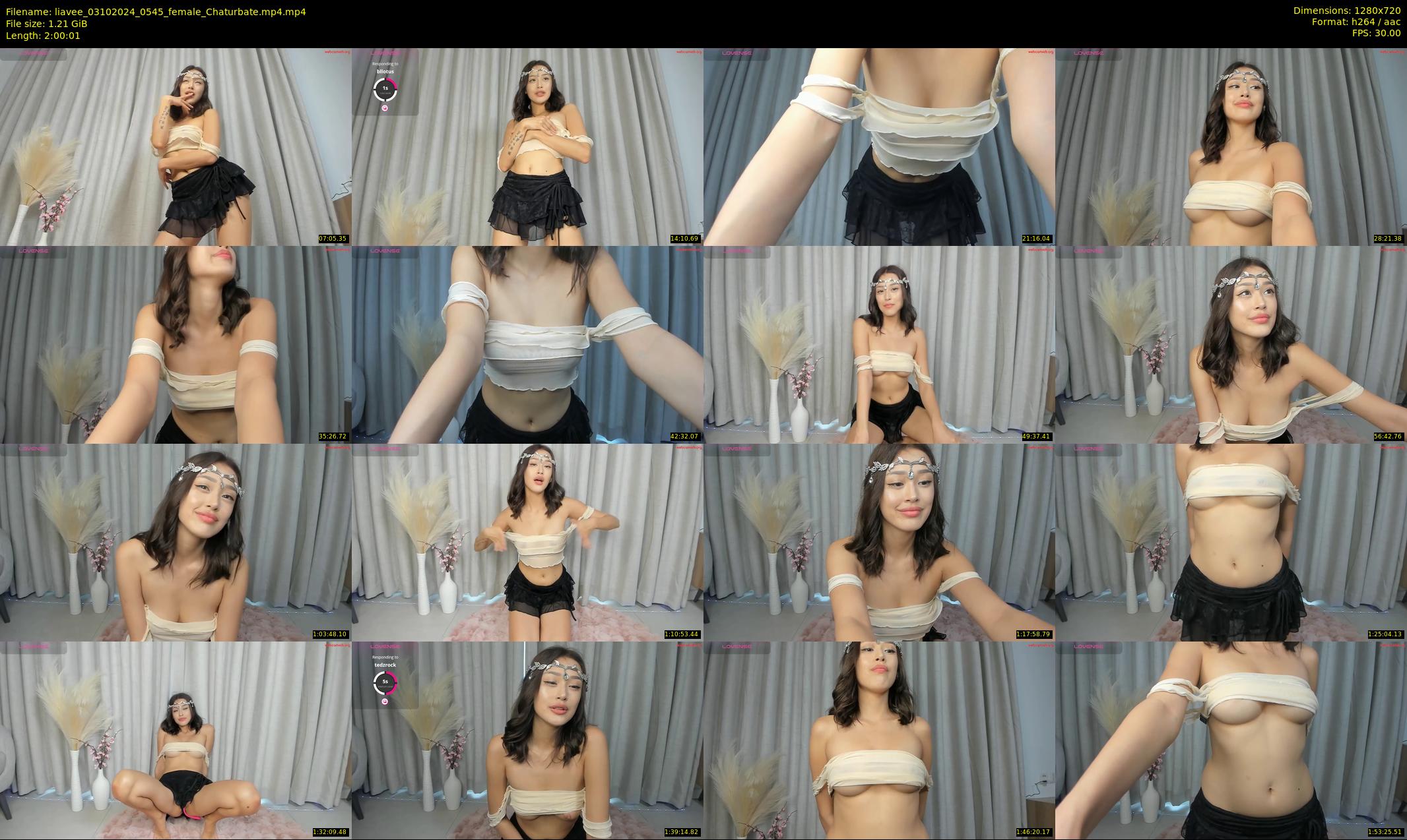 liavee — 121 minute Chaturbate female cam show recording, 720p, Oct 3, 2024