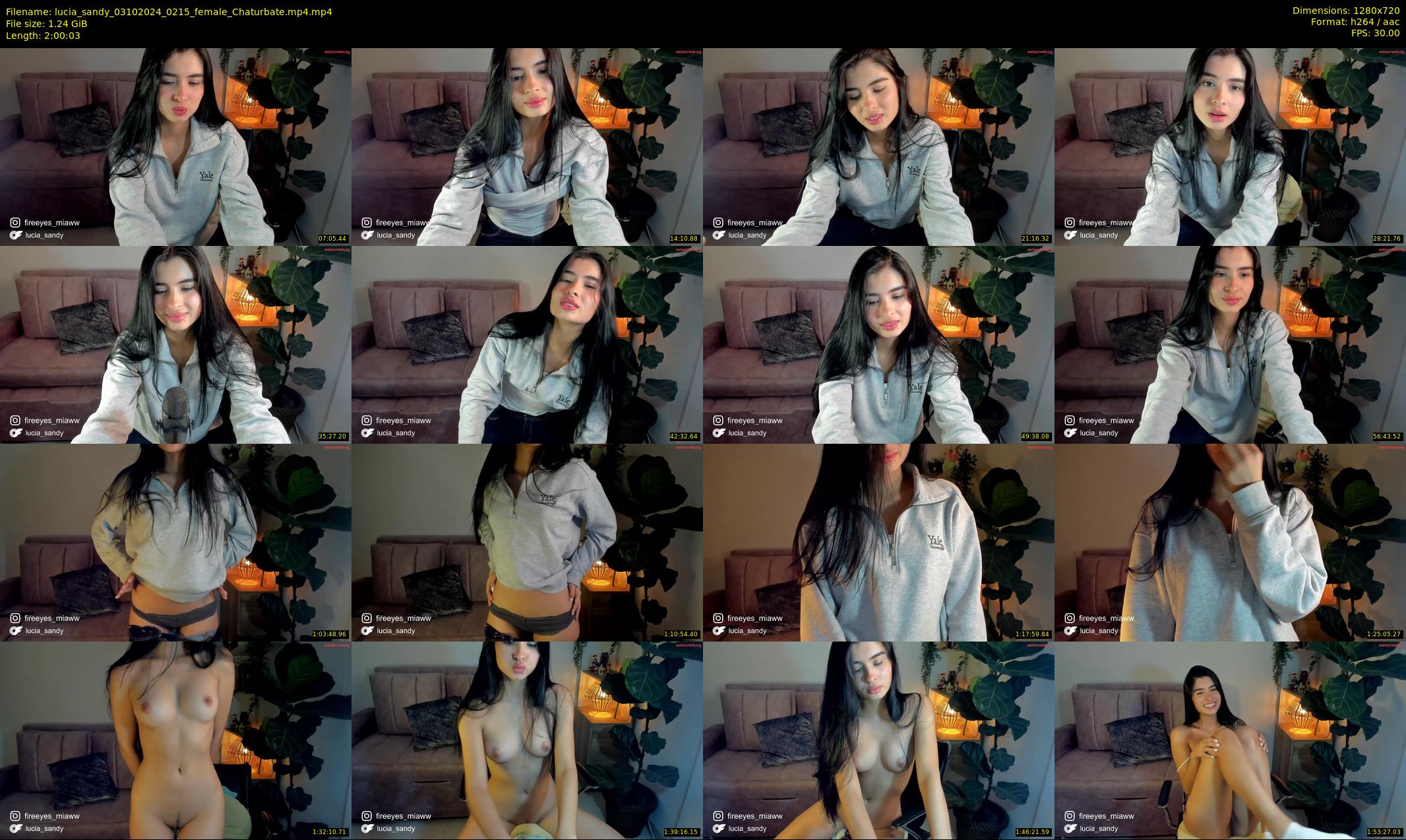 lucia_sandy — 121 minute Chaturbate female cam show recording, 720p, Oct 3, 2024