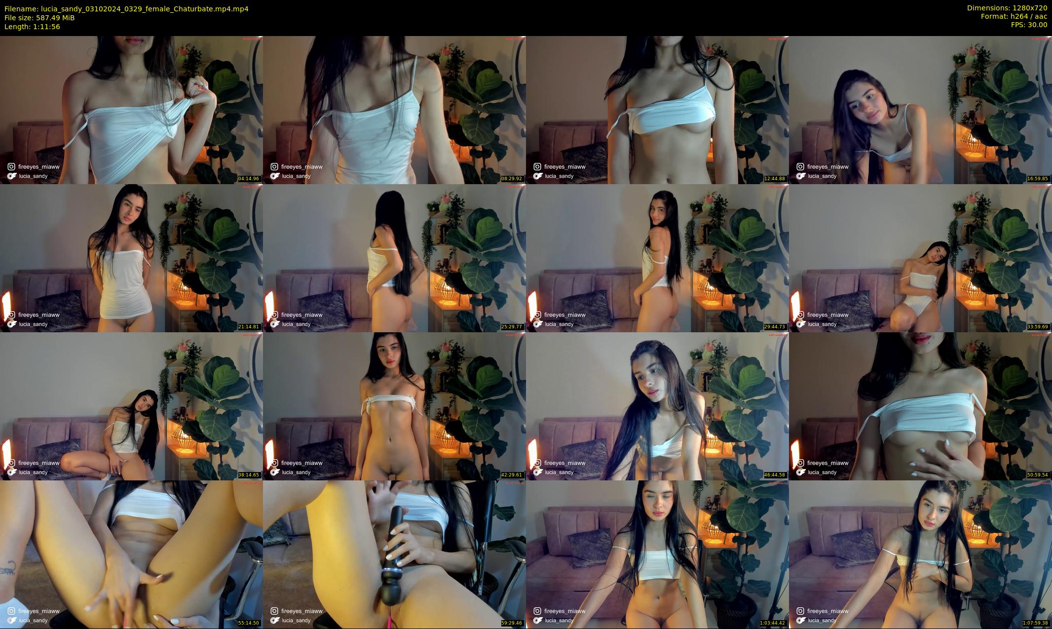lucia_sandy — 72 minute Chaturbate female cam show recording, 720p, Oct 3, 2024