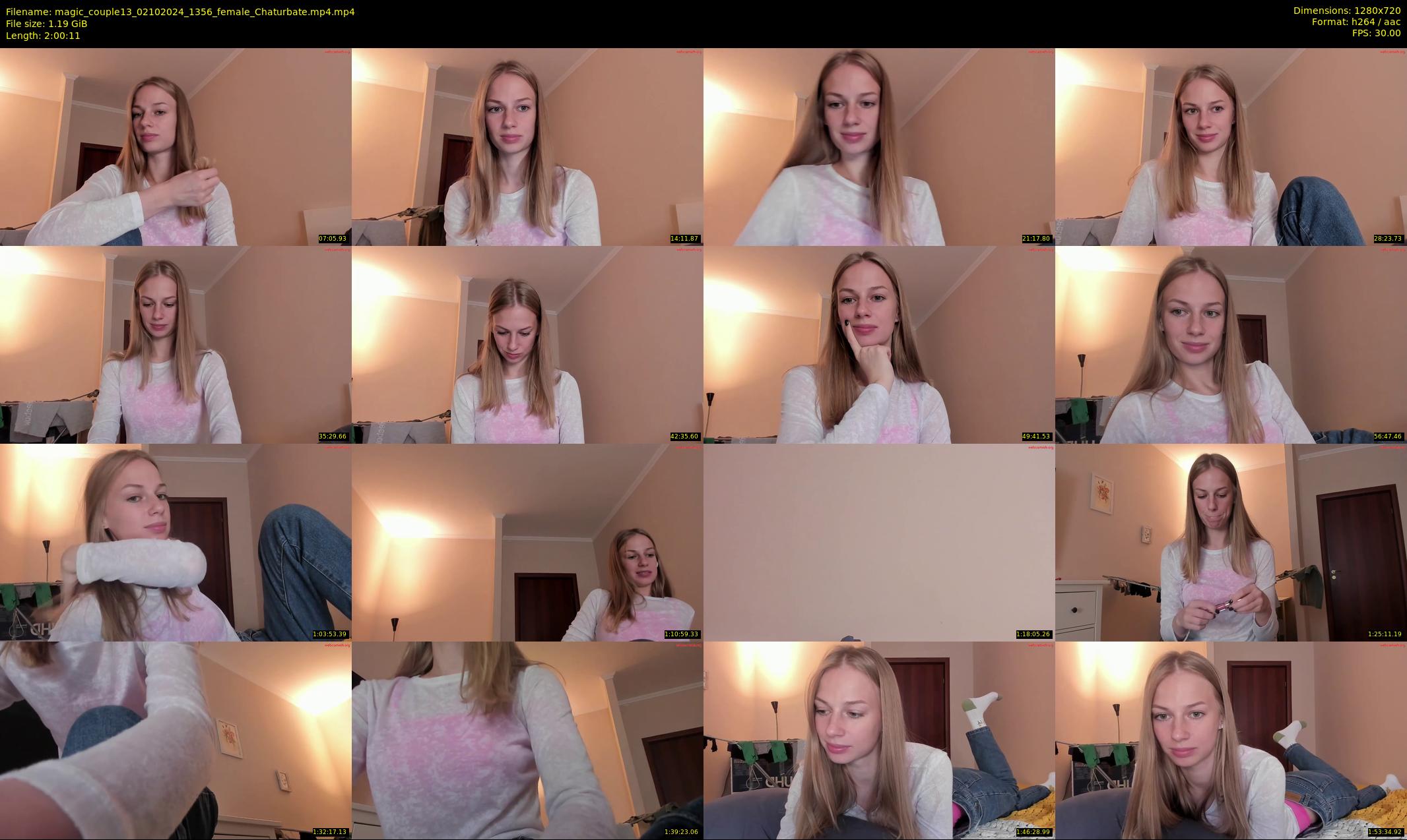 magic_couple13 — 121 minute Chaturbate couple cam show recording, 720p, Oct 2, 2024