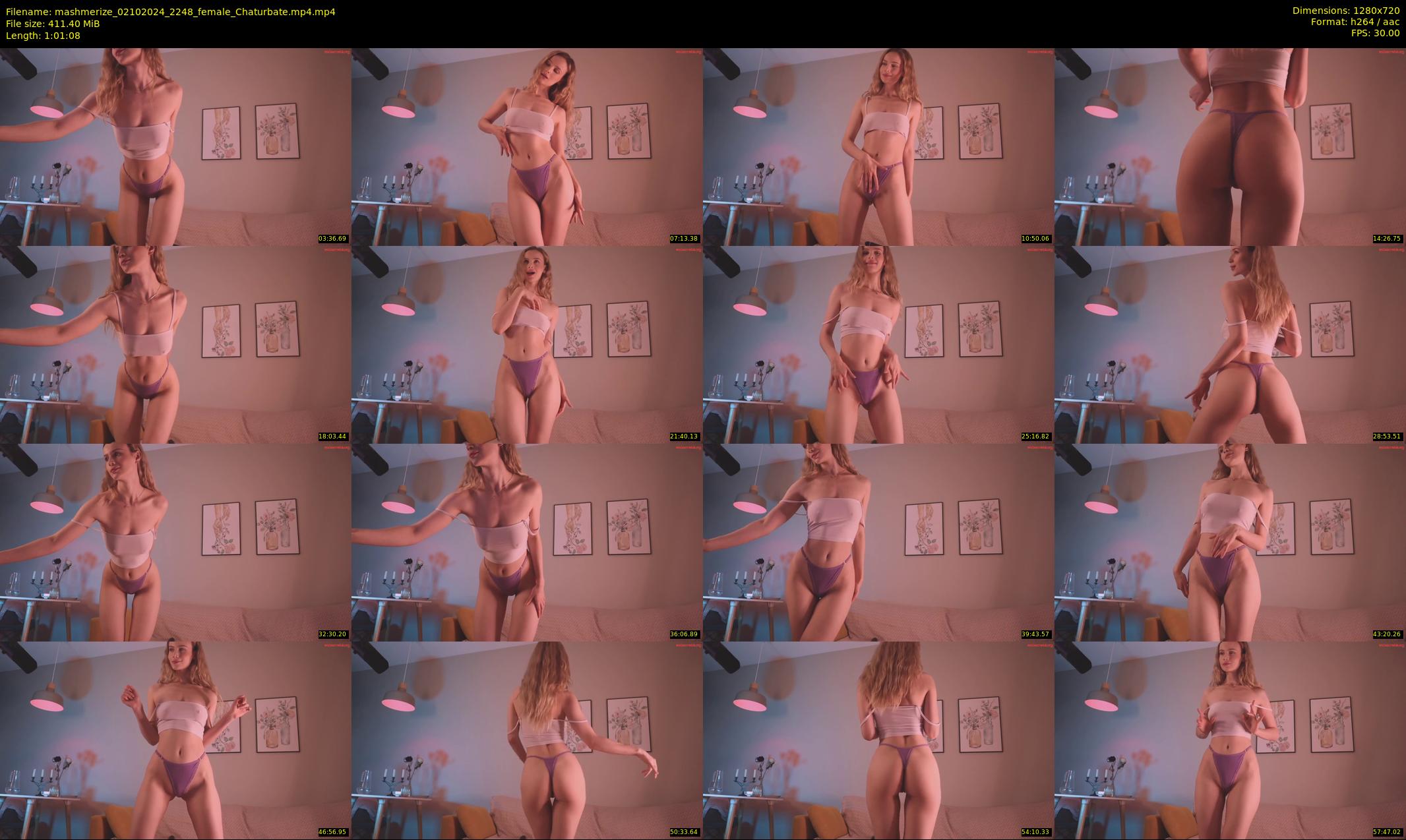 mashmerize — 62 minute Chaturbate female cam show recording, 720p, Oct 2, 2024
