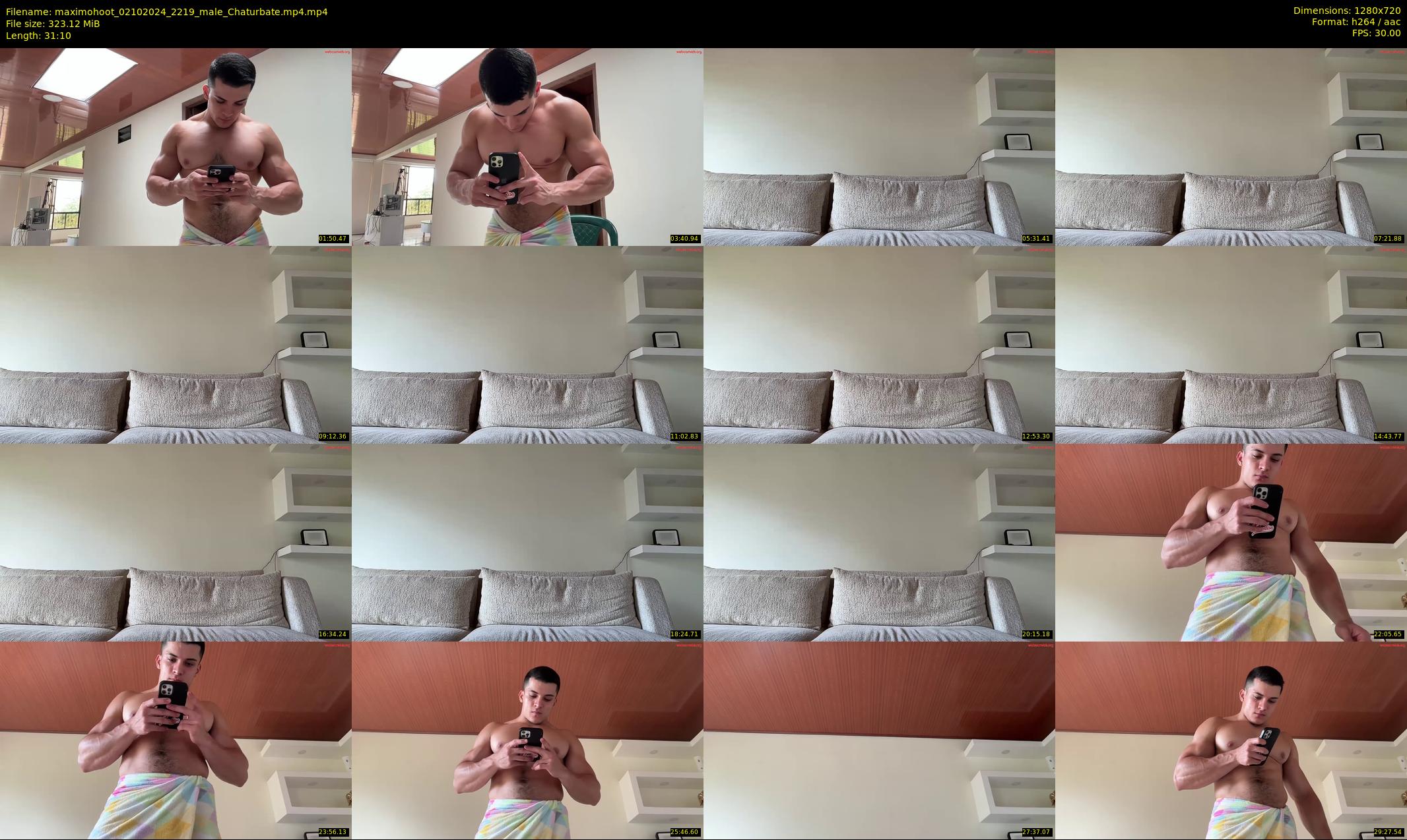 maximohoot — 32 minute Chaturbate male cam show recording, 720p, Oct 2, 2024