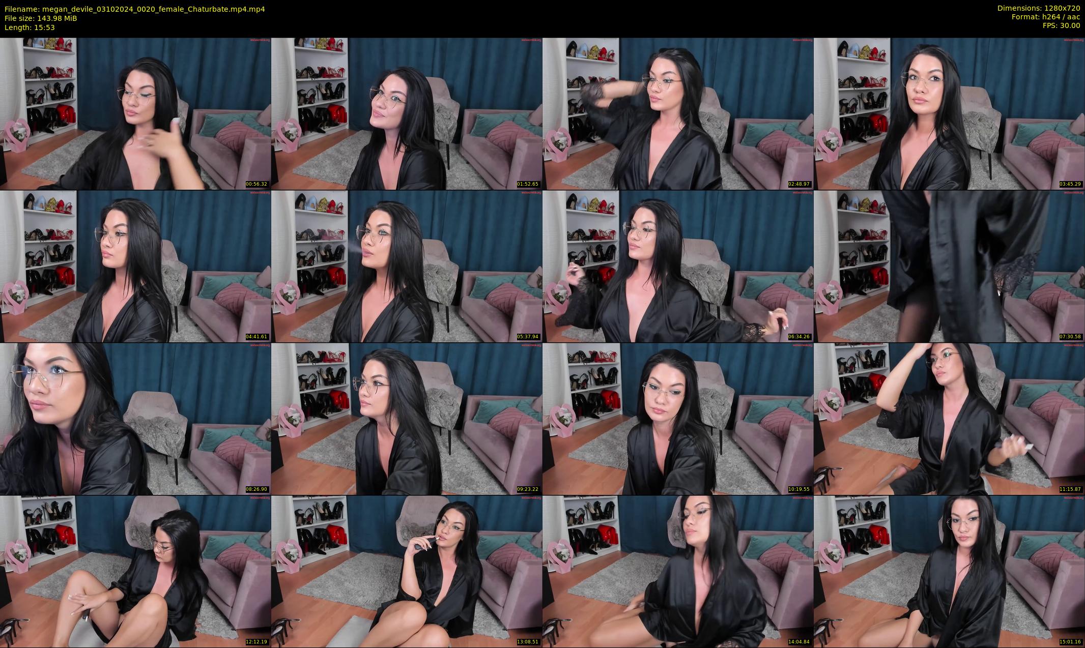 megan_devile — 16 minute Chaturbate female cam show recording, 720p, Oct 3, 2024