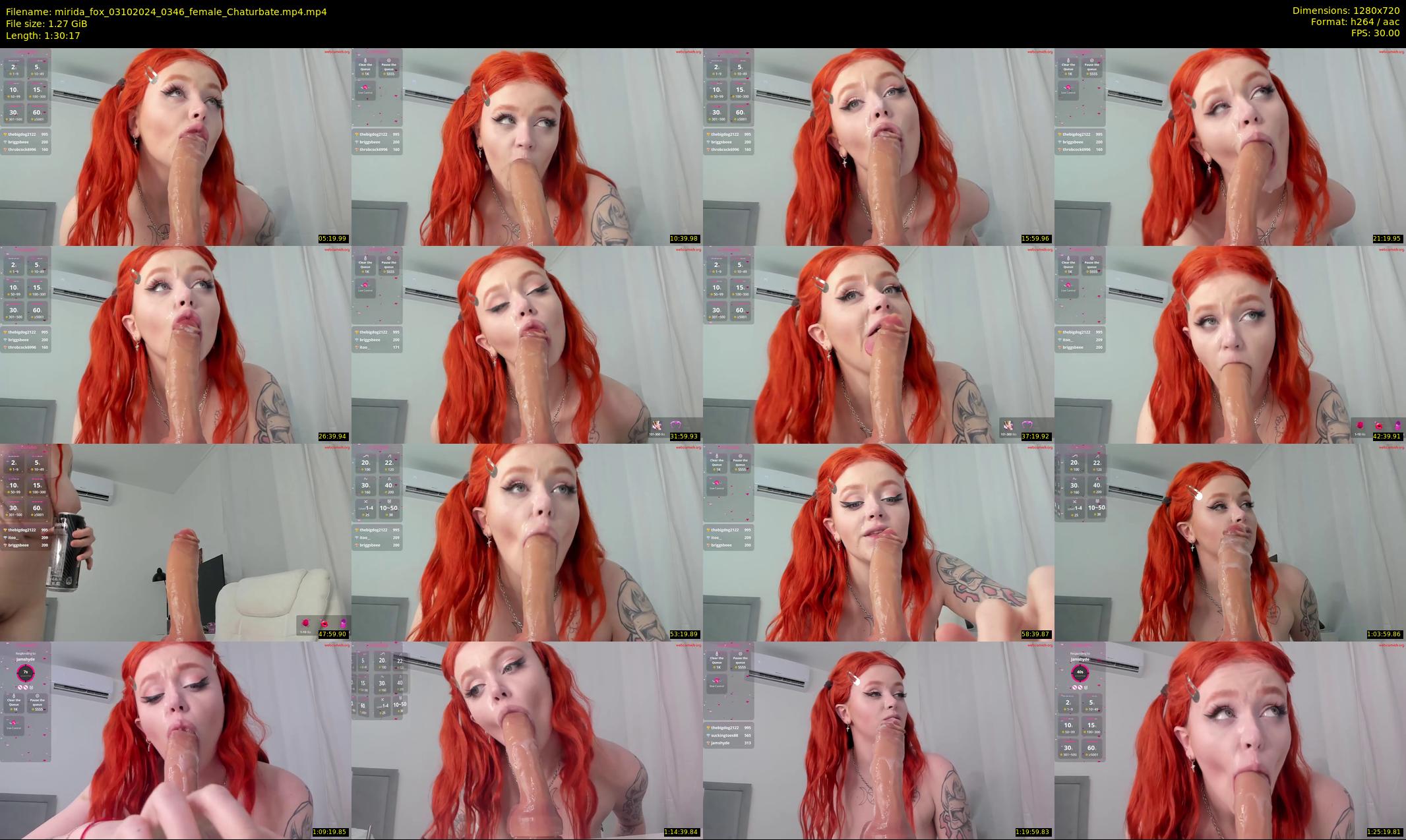 mirida_fox — 91 minute Chaturbate female cam show recording, 720p, Oct 3, 2024
