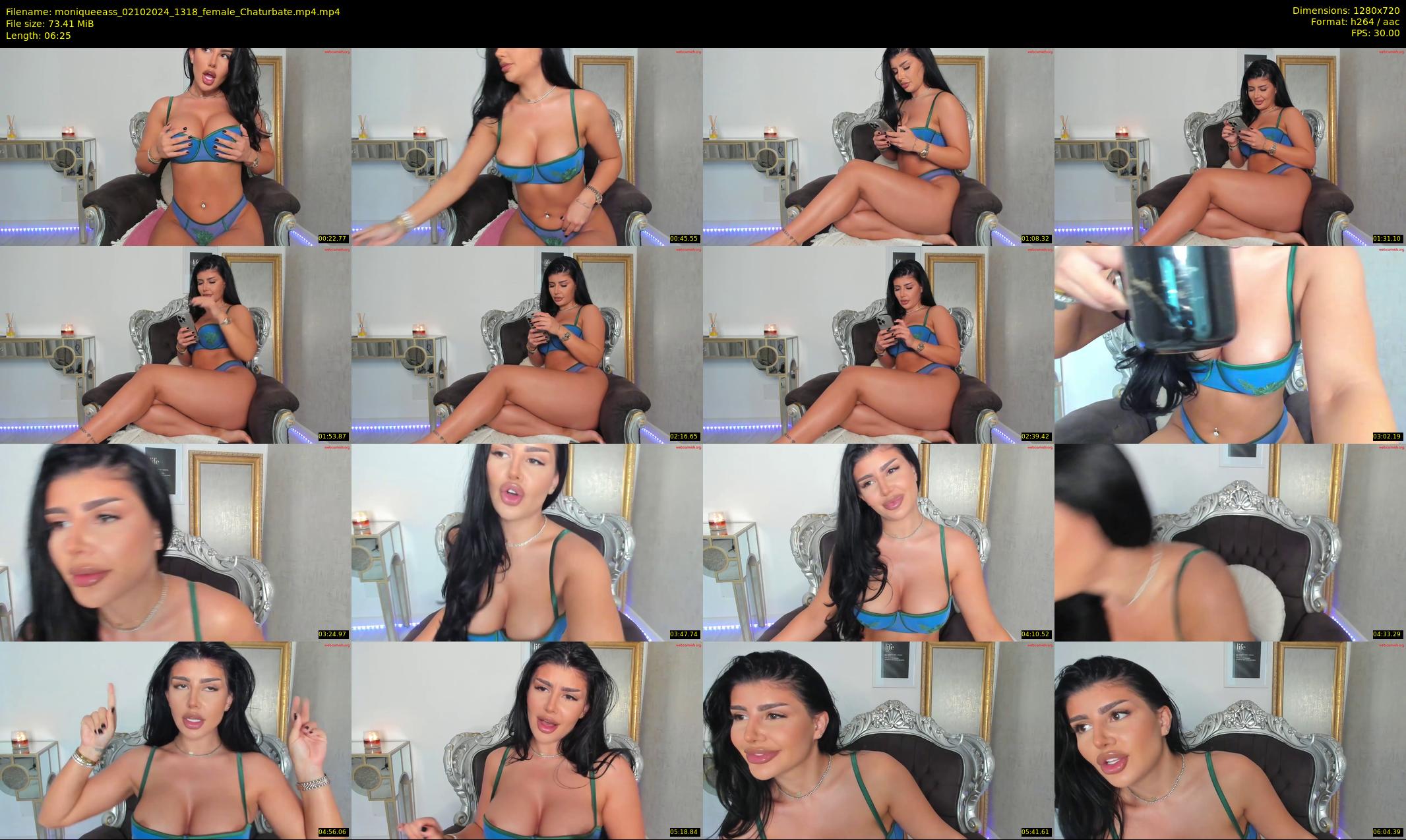 moniqueeass — 7 minute Chaturbate female cam show recording, 720p, Oct 2, 2024