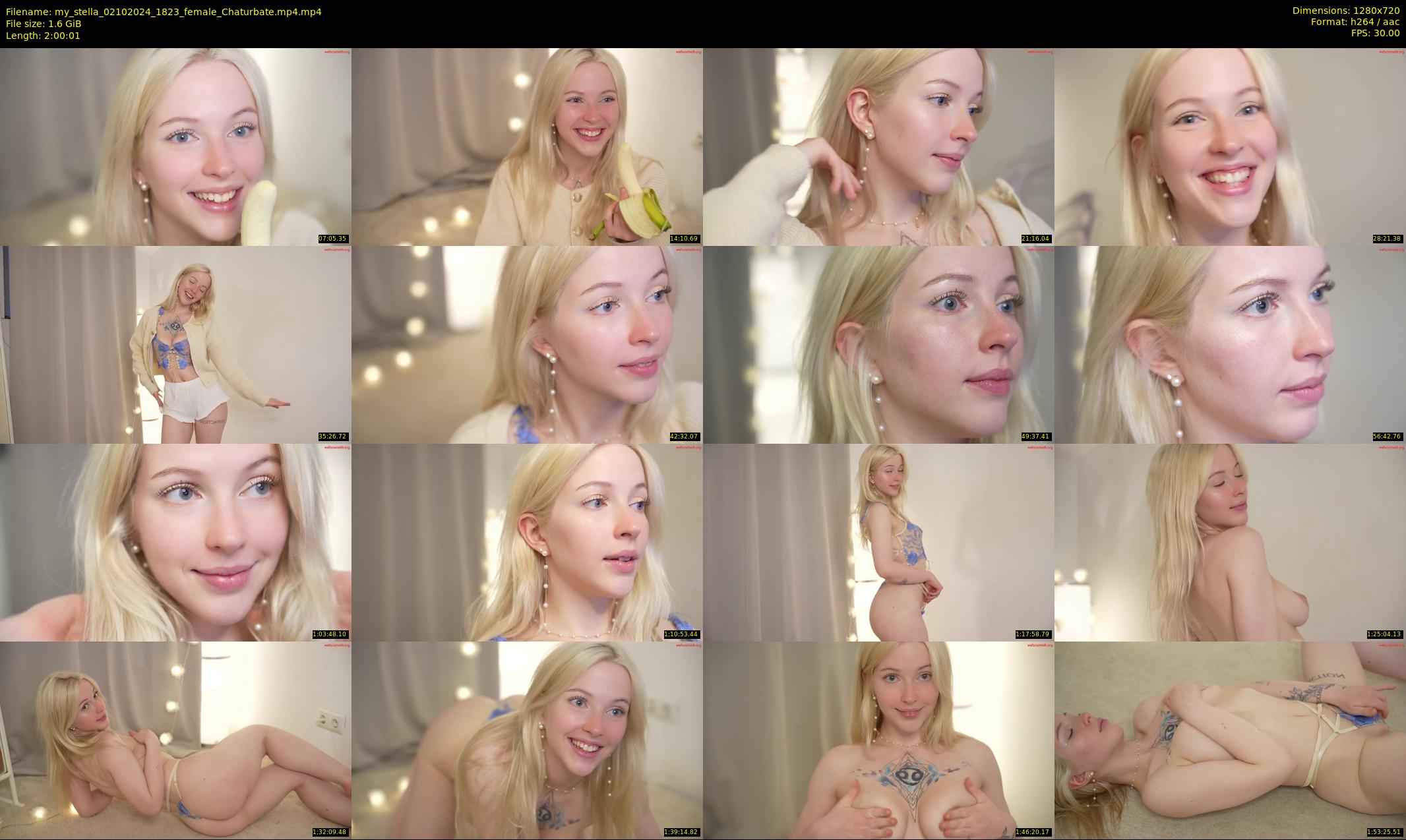 my_stella — 121 minute Chaturbate female cam show recording, 720p, Oct 2, 2024