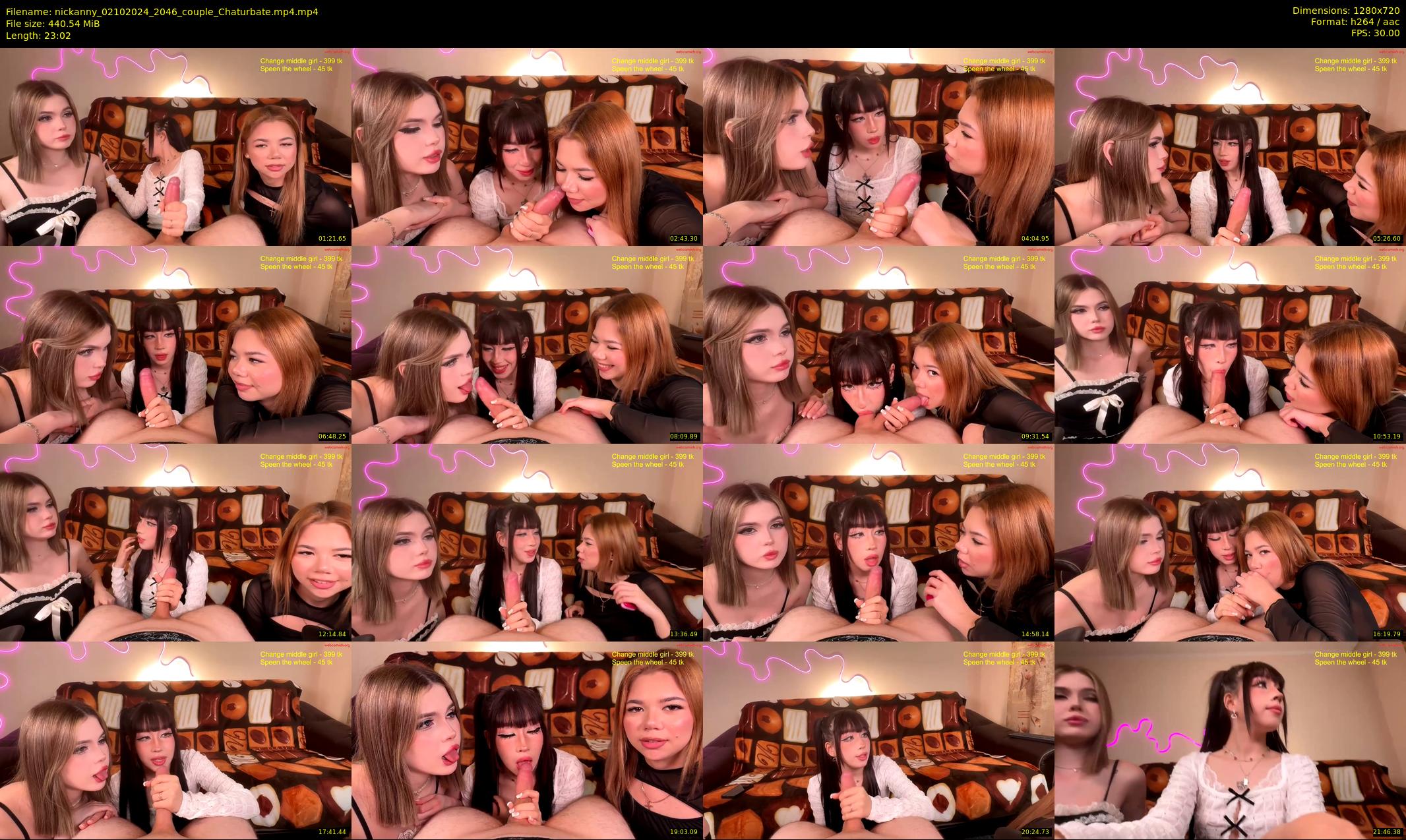 nickanny — 24 minute Chaturbate couple cam show recording, 720p, Oct 2, 2024