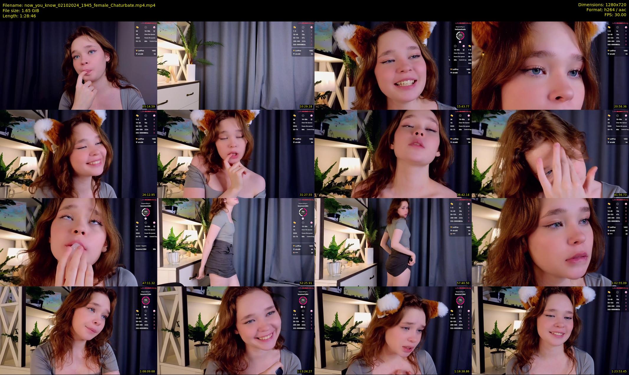 now_you_know — 89 minute Chaturbate female cam show recording, 720p, Oct 2, 2024