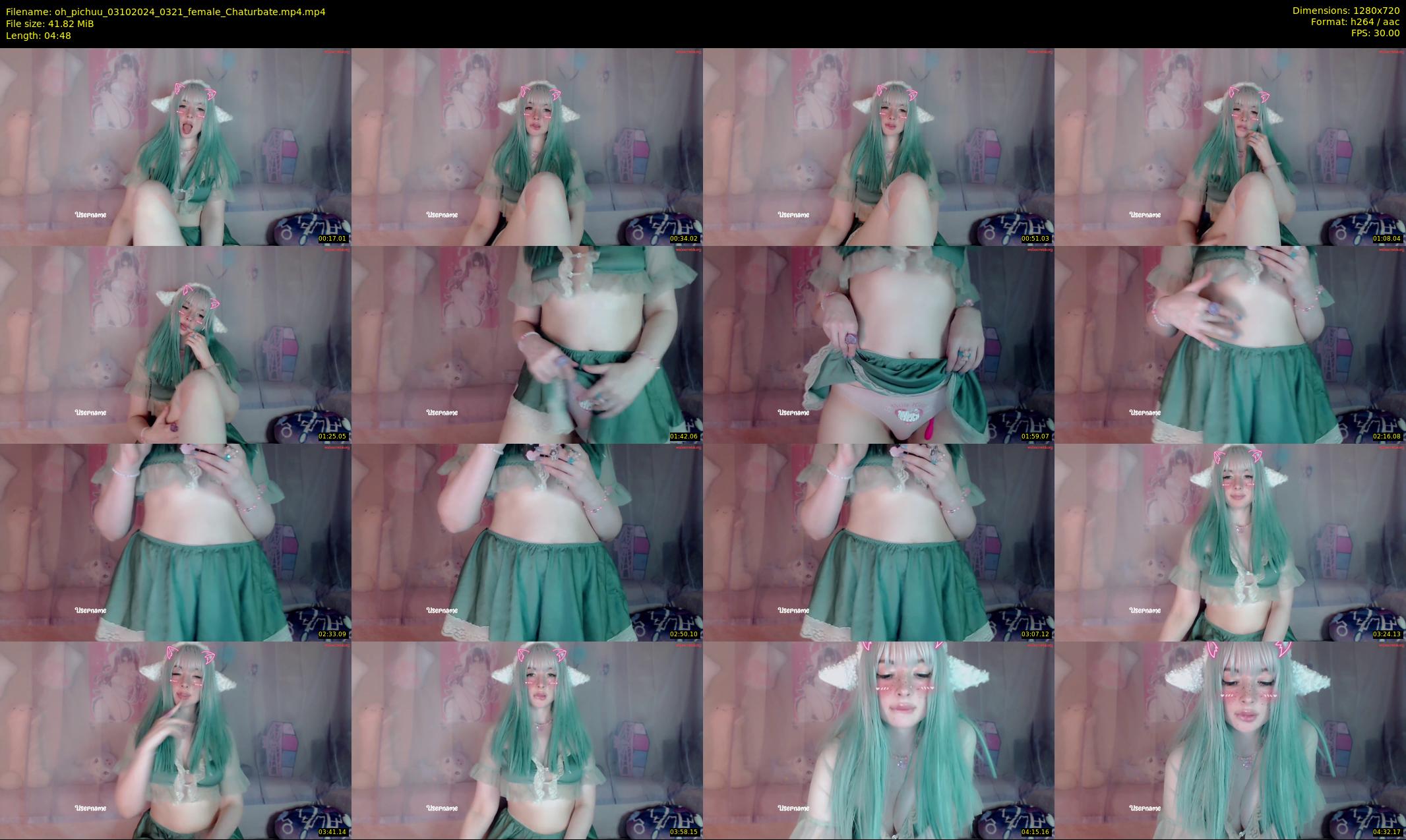 oh_pichuu — 5 minute Chaturbate female cam show recording, 720p, Oct 3, 2024