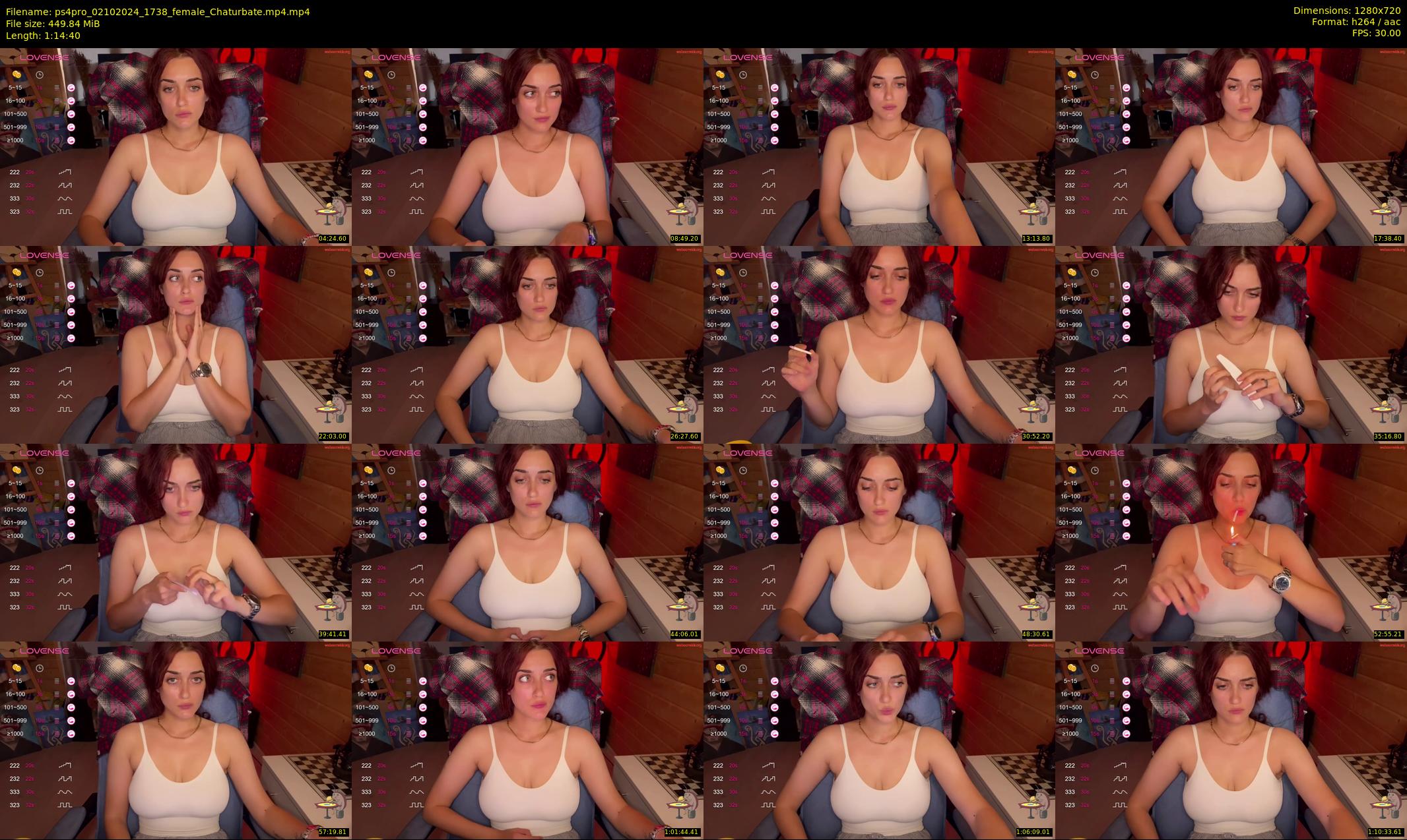 ps4pro — 75 minute Chaturbate female cam show recording, 720p, Oct 2, 2024