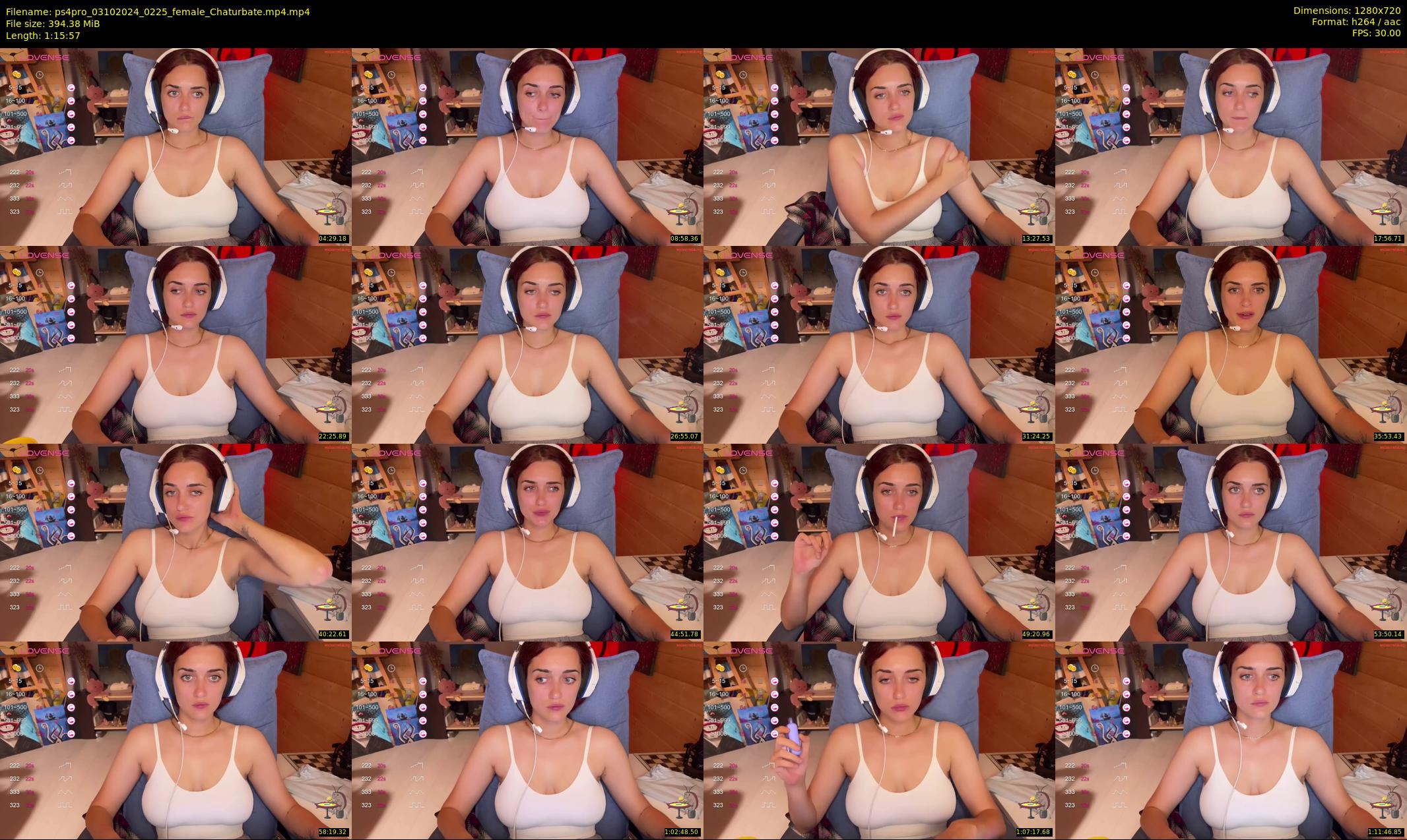 ps4pro — 76 minute Chaturbate female cam show recording, 720p, Oct 3, 2024