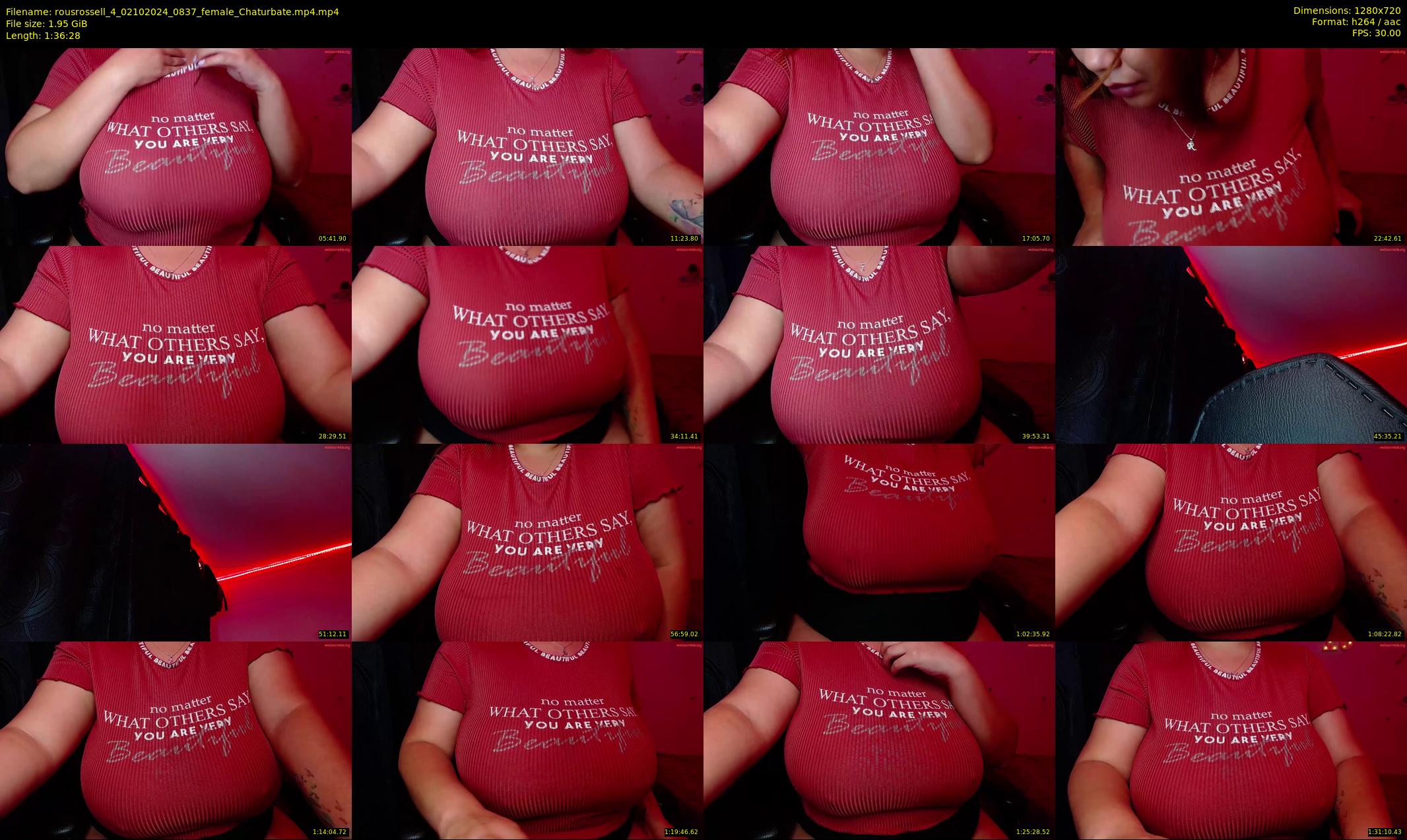 rousrossell_4 — 97 minute Chaturbate female cam show recording, 720p, Oct 2, 2024