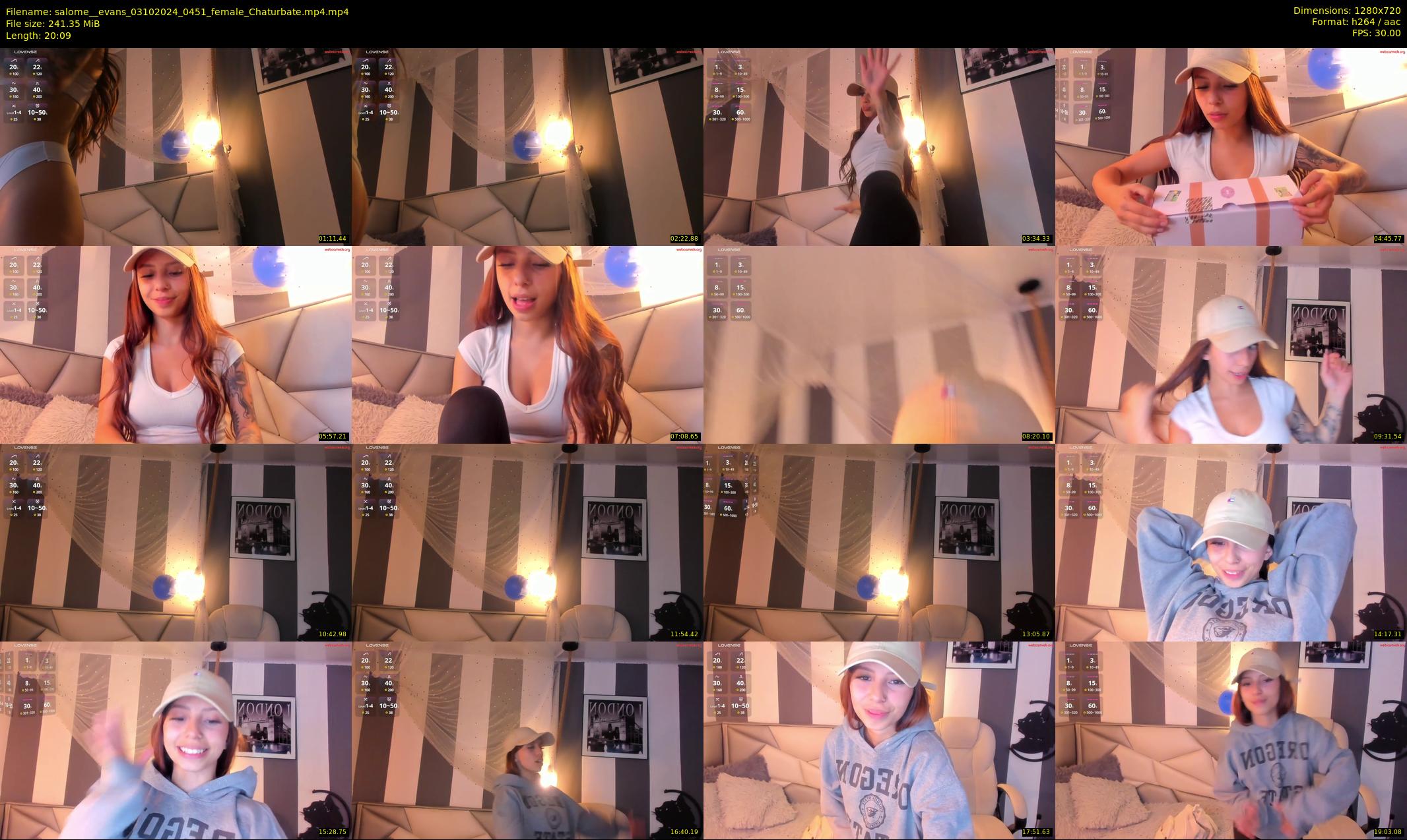 salome__evans — 21 minute Chaturbate female cam show recording, 720p, Oct 3, 2024