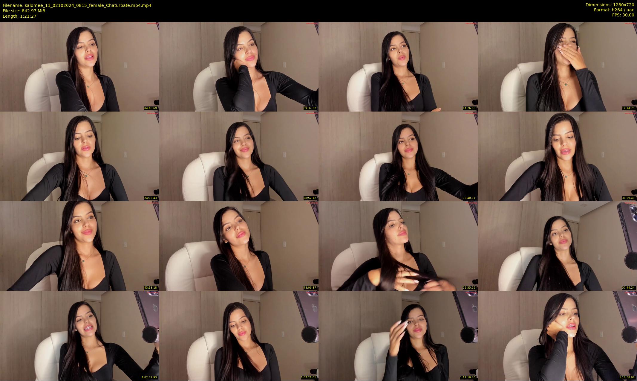 salomee_11 — 82 minute Chaturbate female cam show recording, 720p, Oct 2, 2024