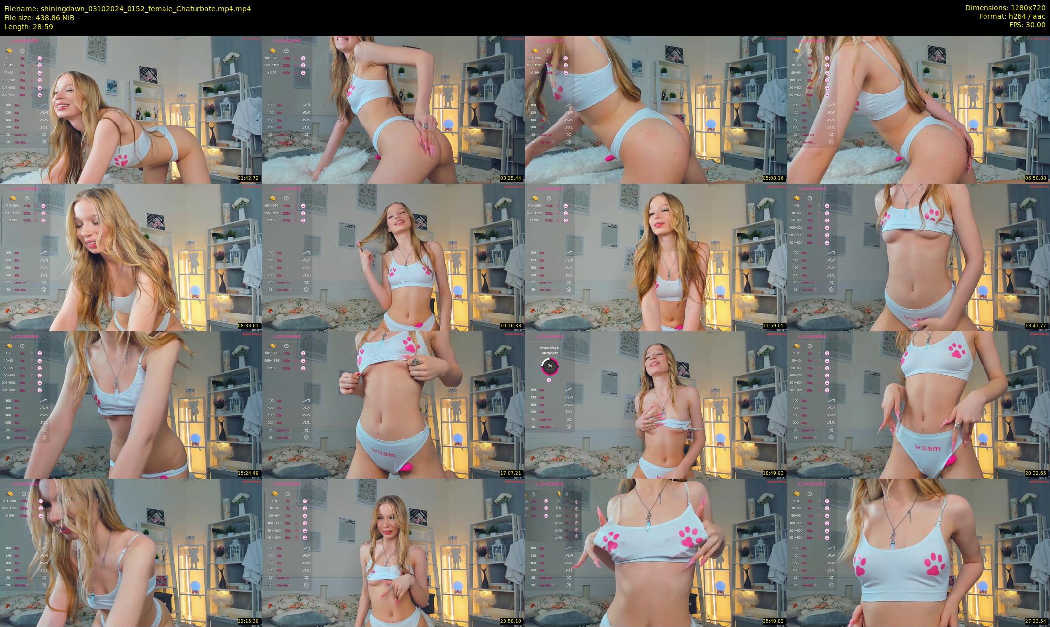 shiningdawn — 29 minute Chaturbate female cam show recording, 720p, Oct 3, 2024