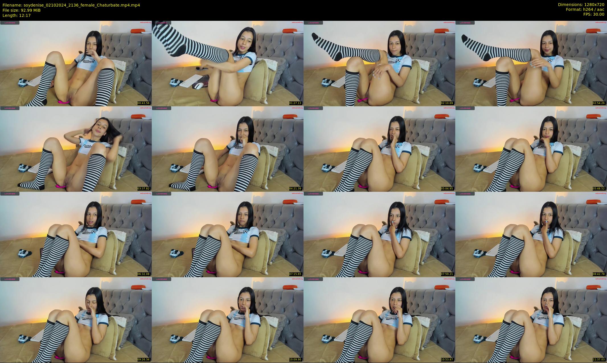 soydenise — 13 minute Chaturbate female cam show recording, 720p, Oct 2, 2024