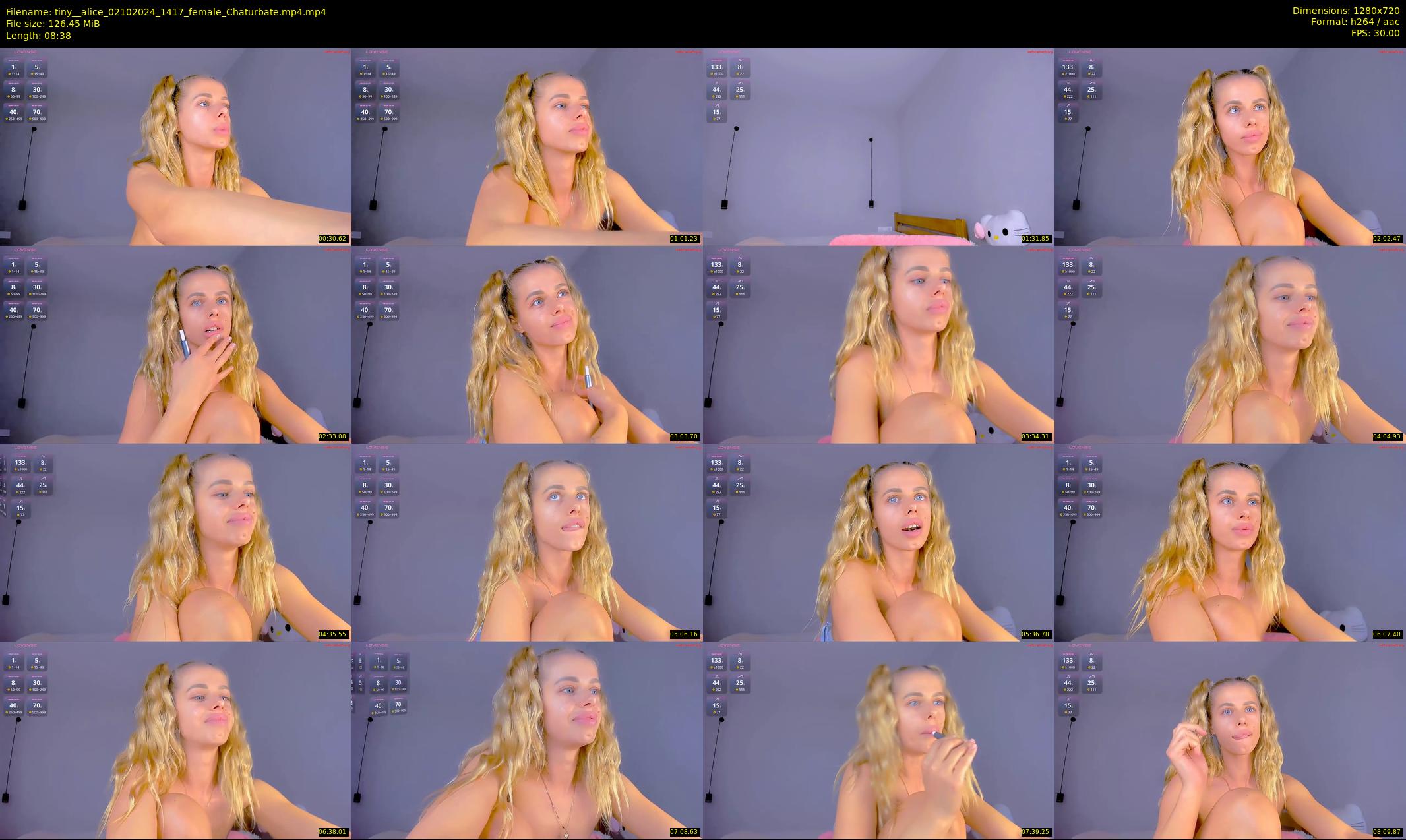 tiny__alice — 9 minute Chaturbate female cam show recording, 720p, Oct 2, 2024