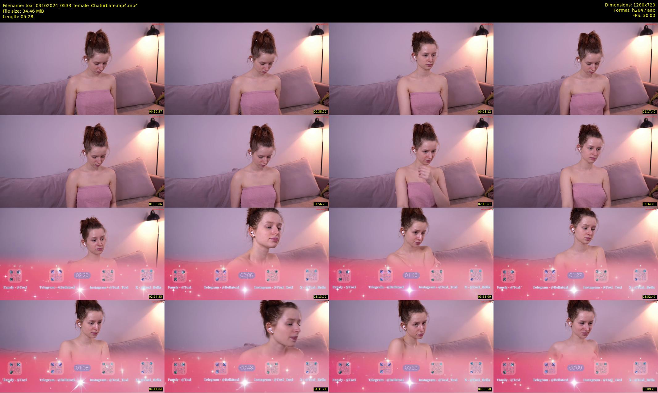 toxl — 6 minute Chaturbate female cam show recording, 720p, Oct 3, 2024