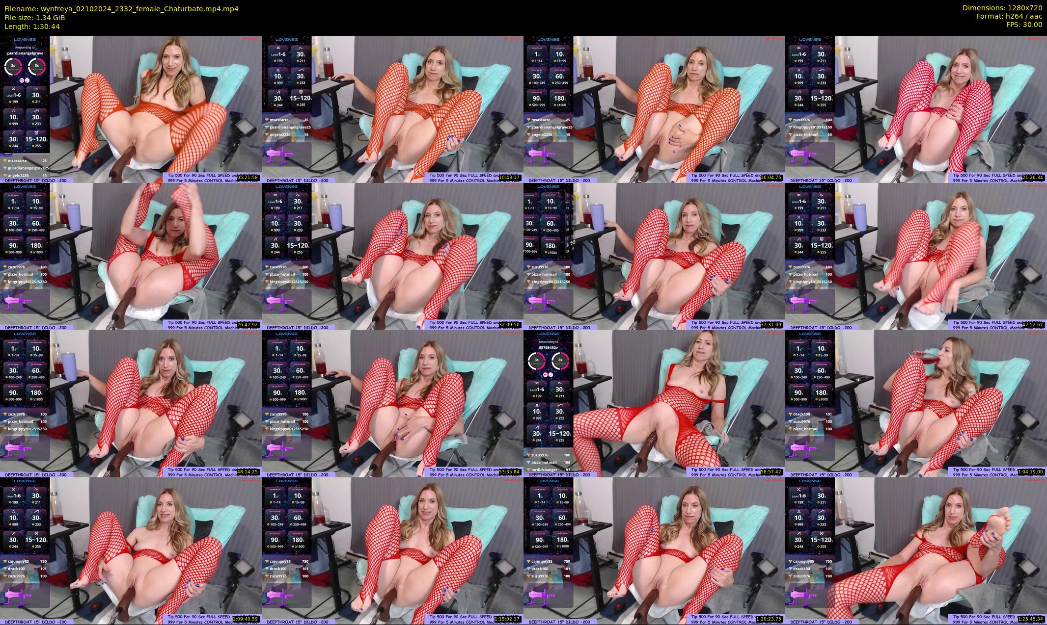 wynfreya — 91 minute Chaturbate female cam show recording, 720p, Oct 2, 2024