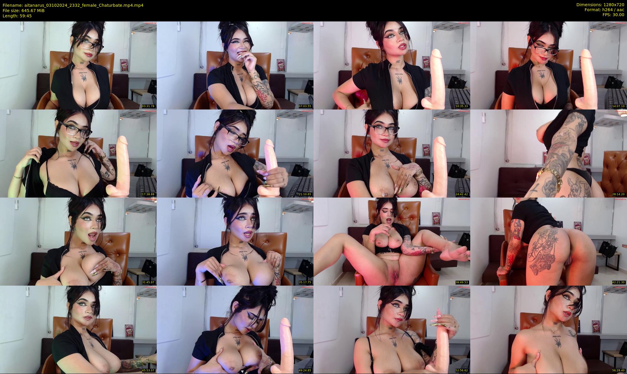 aitanarus — 60 minute Chaturbate female cam show recording, 720p, Oct 3, 2024