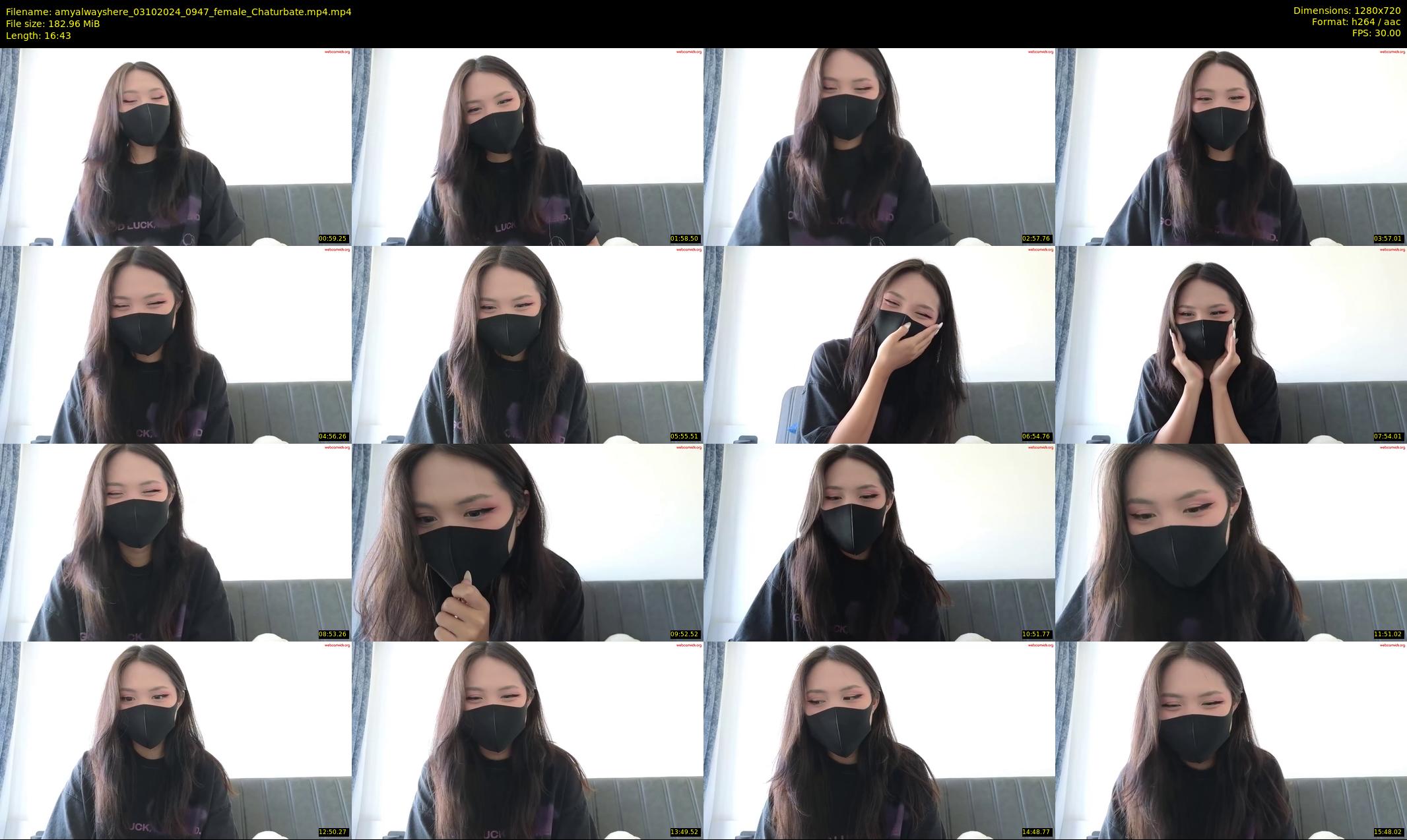 amyalwayshere — 17 minute Chaturbate female cam show recording, 720p, Oct 3, 2024