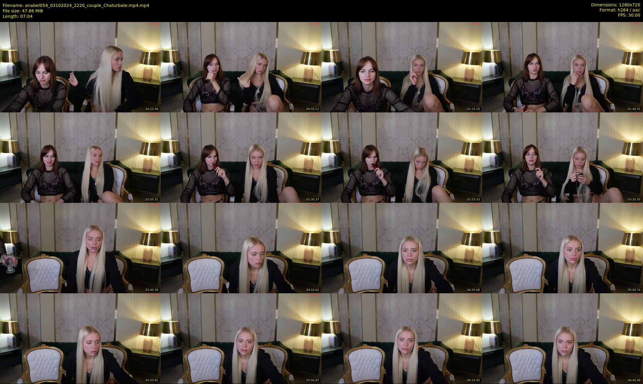 anabel054 — 8 minute Chaturbate female cam show recording, 720p, Oct 3, 2024