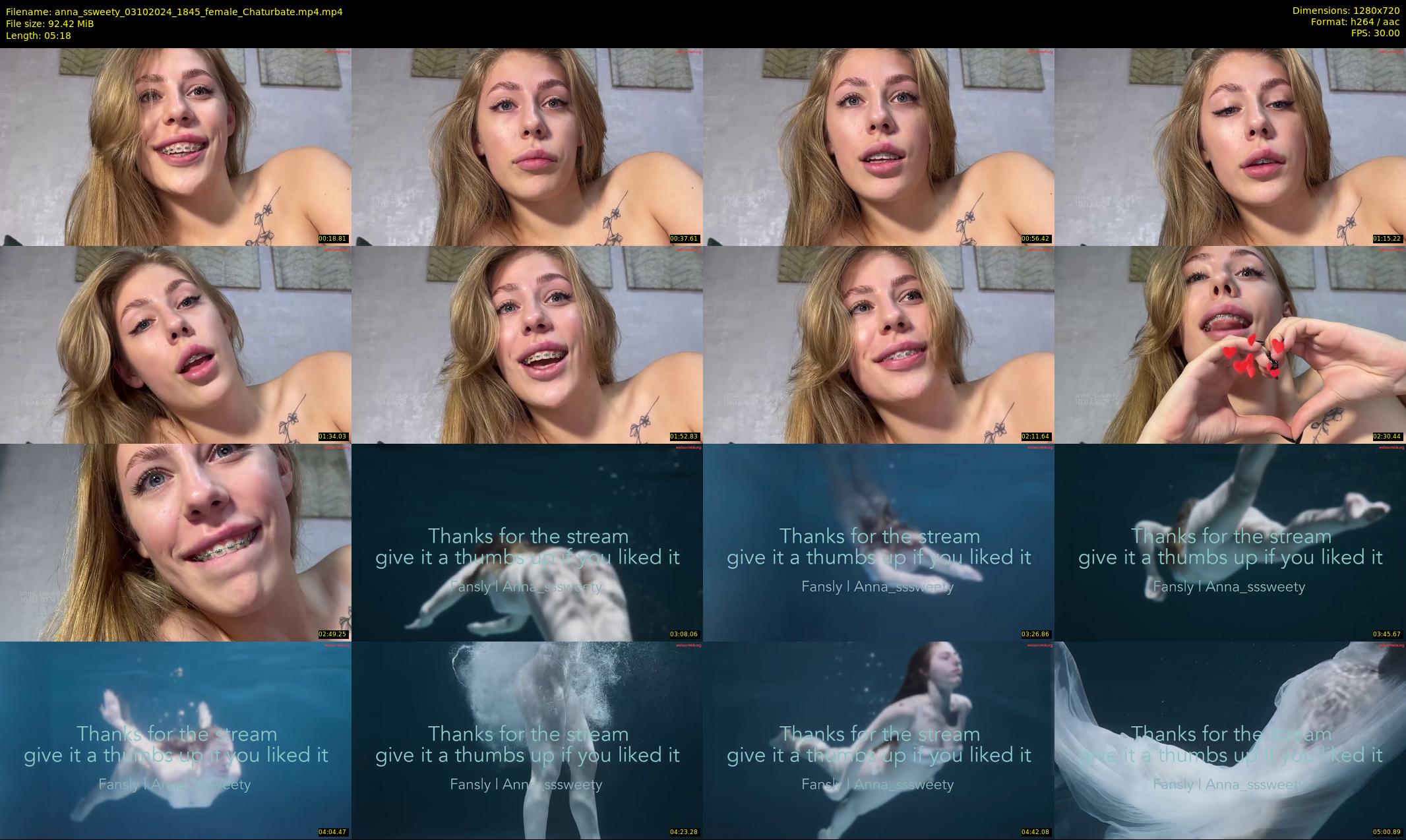 anna_ssweety — 6 minute Chaturbate female cam show recording, 720p, Oct 3, 2024