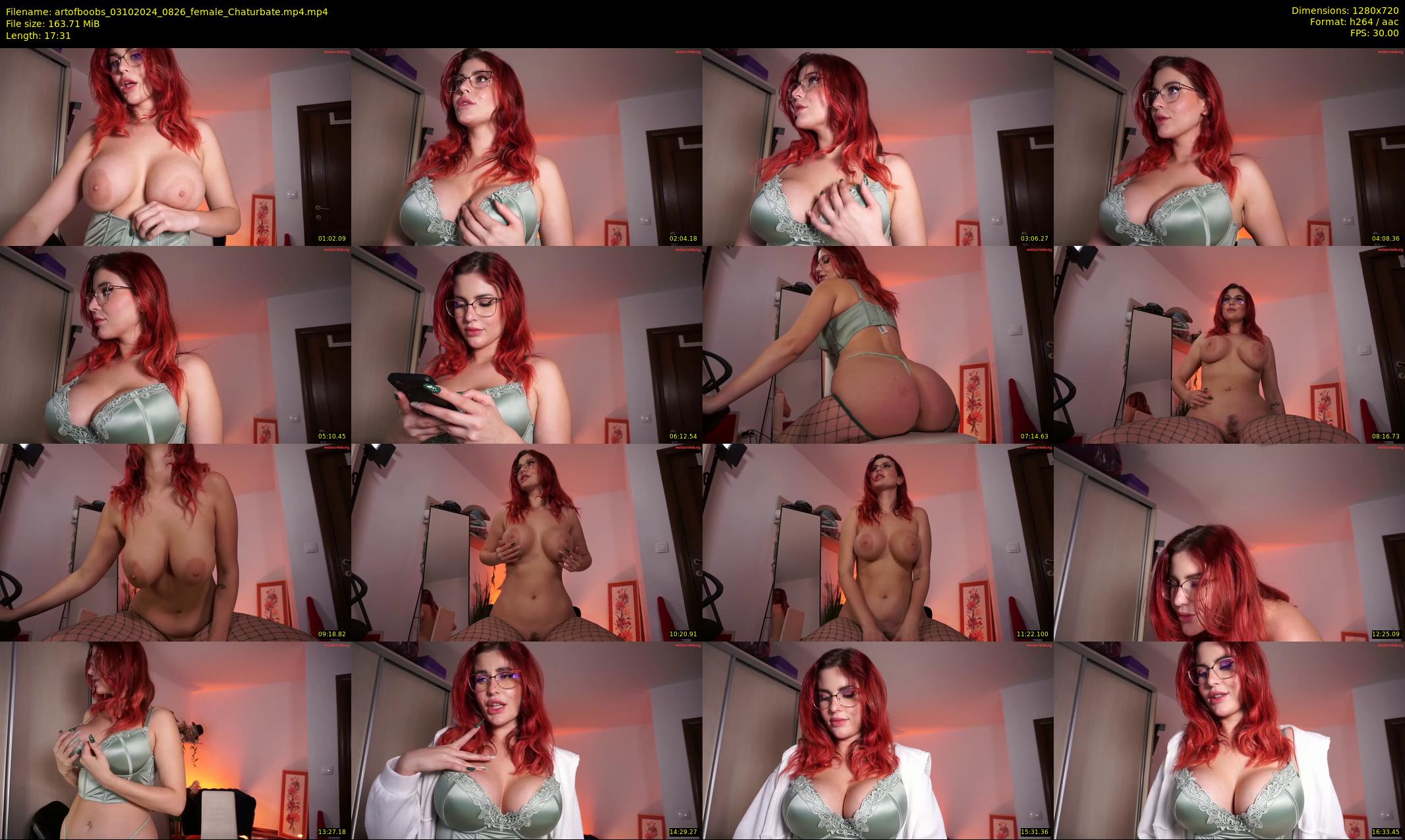 artofboobs — 18 minute Chaturbate female cam show recording, 720p, Oct 3, 2024