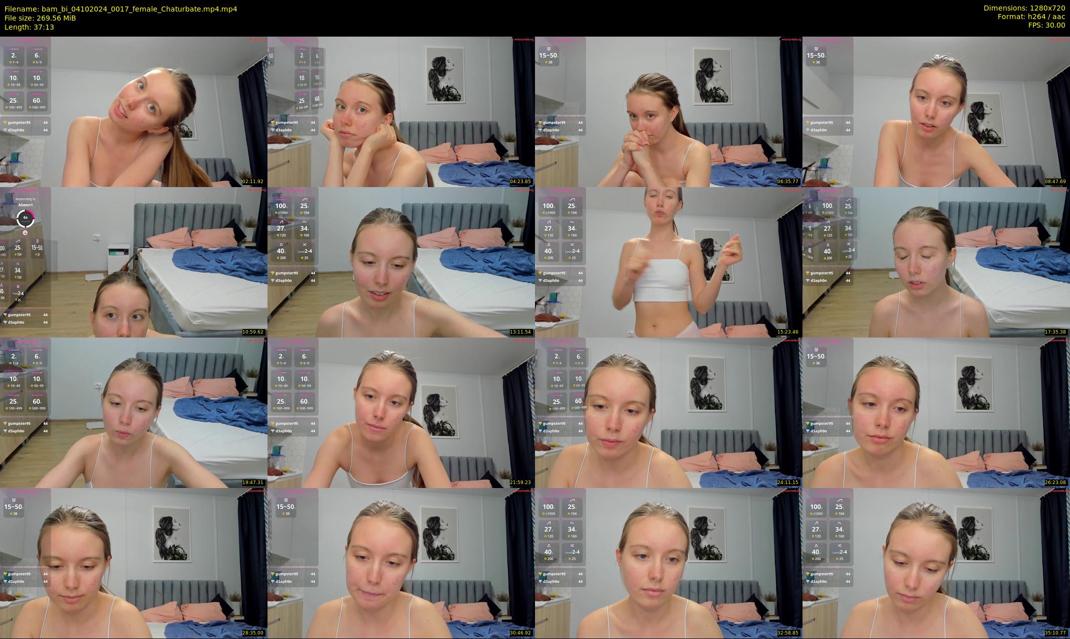 bam_bi — 38 minute Chaturbate female cam show recording, 720p, Oct 4, 2024