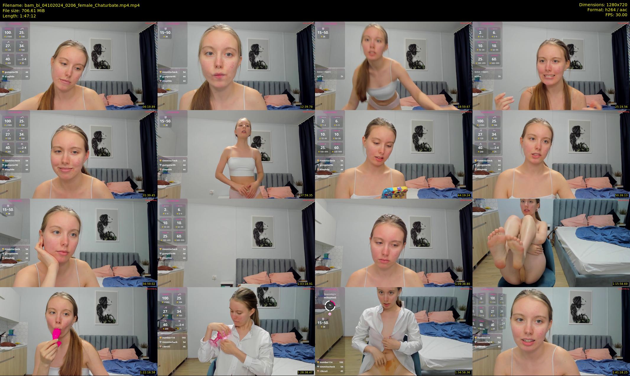 bam_bi — 108 minute Chaturbate female cam show recording, 720p, Oct 4, 2024