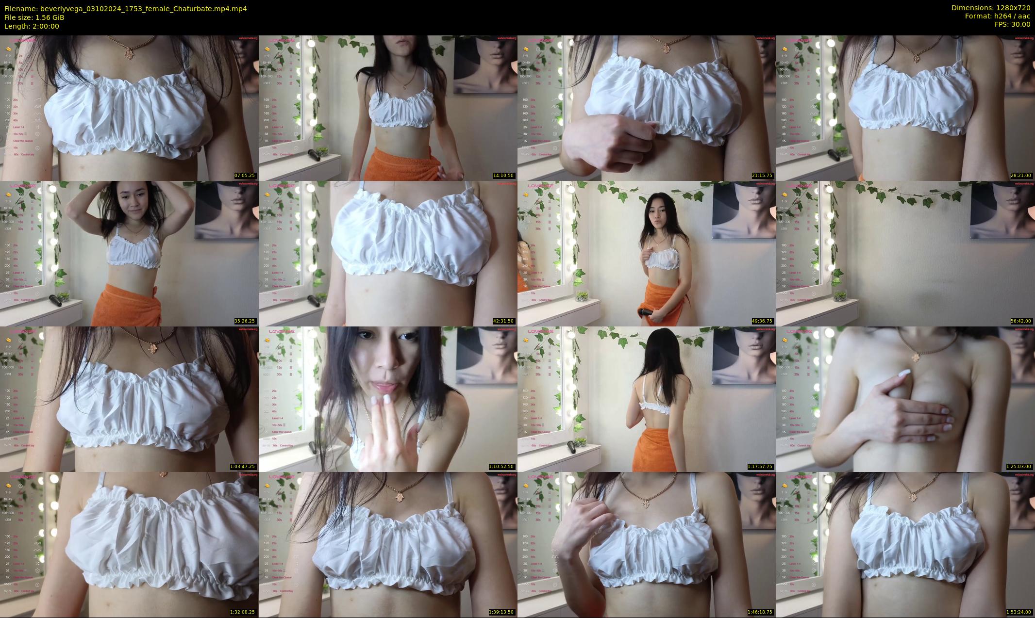 beverlyvega — 120 minute Chaturbate couple cam show recording, 720p, Oct 3, 2024
