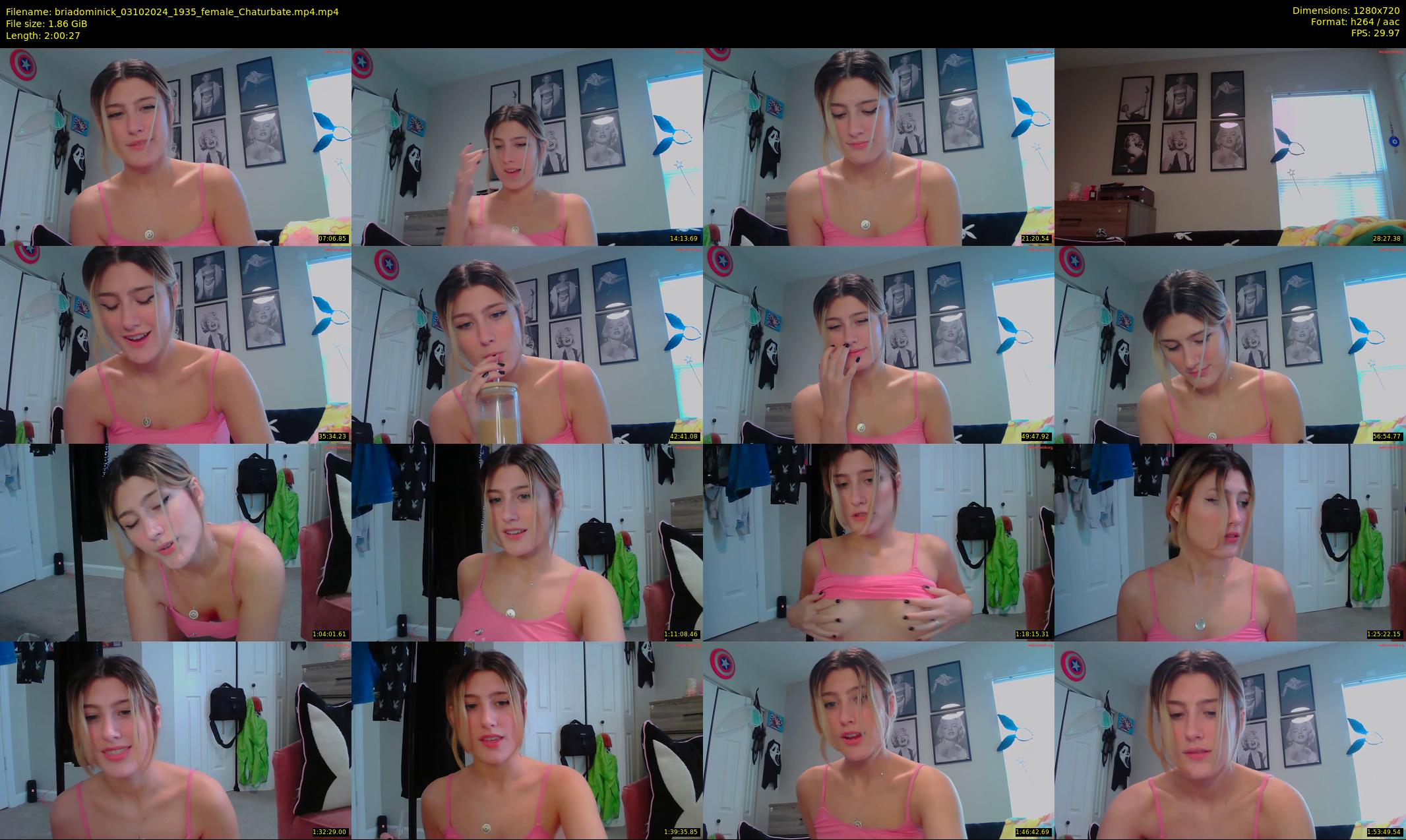 briadominick — 121 minute Chaturbate couple cam show recording, 720p, Oct 3, 2024