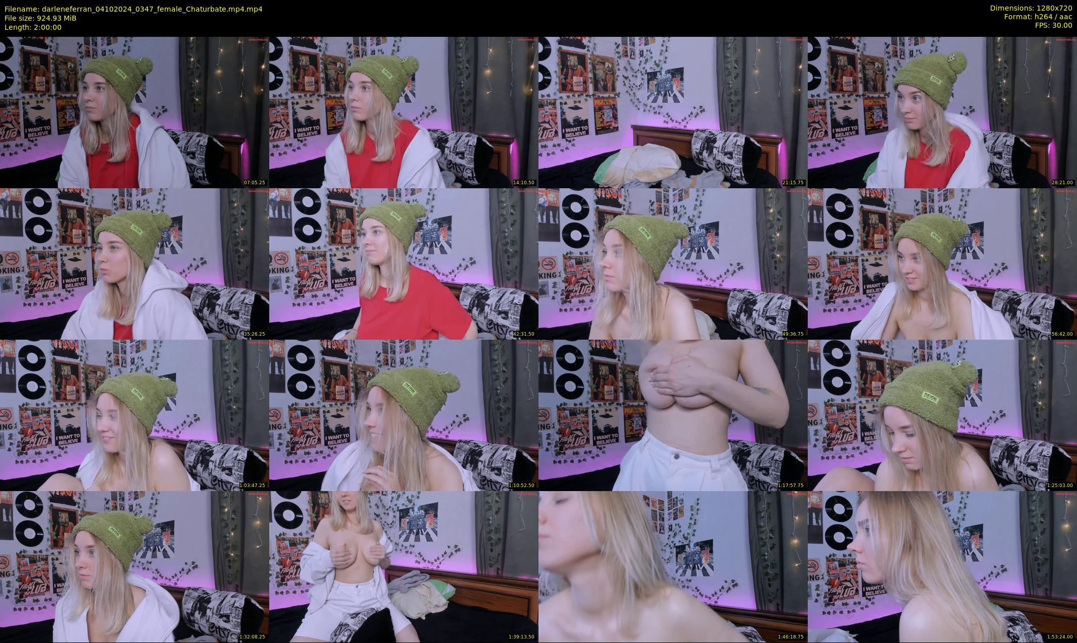 darleneferran — 120 minute Chaturbate female cam show recording, 720p, Oct 4, 2024