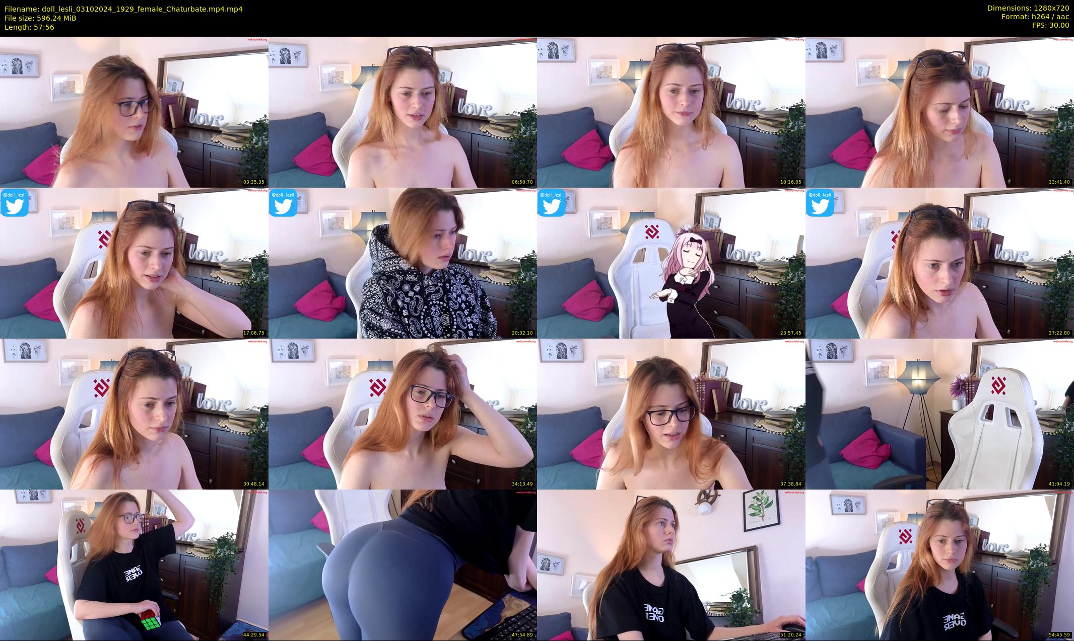doll_lesli — 58 minute Chaturbate female cam show recording, 720p, Oct 3, 2024