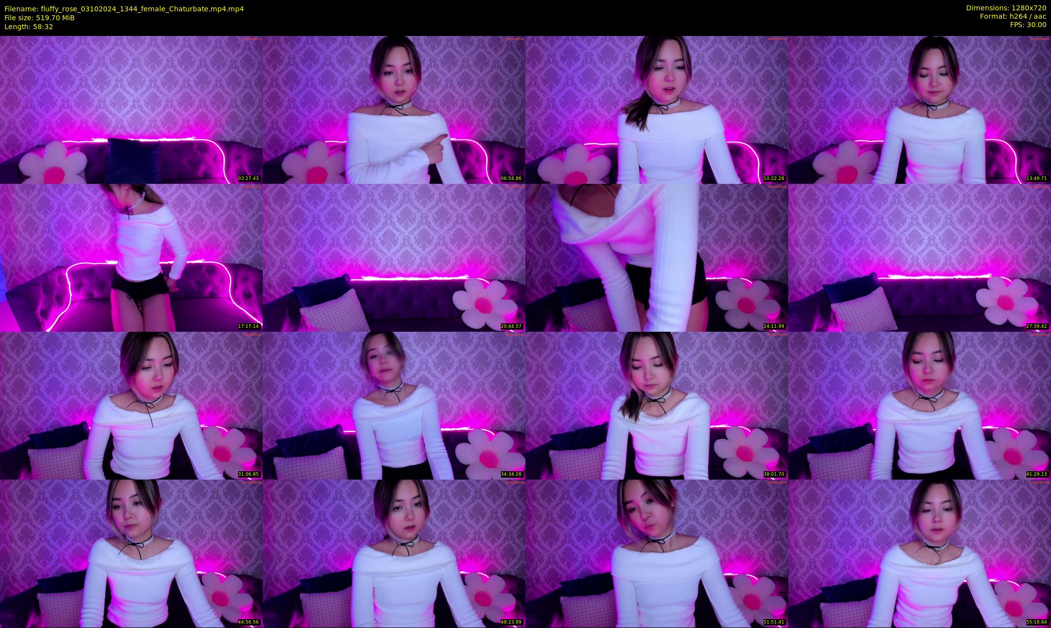 fluffy_rose — 59 minute Chaturbate female cam show recording, 720p, Oct 3, 2024