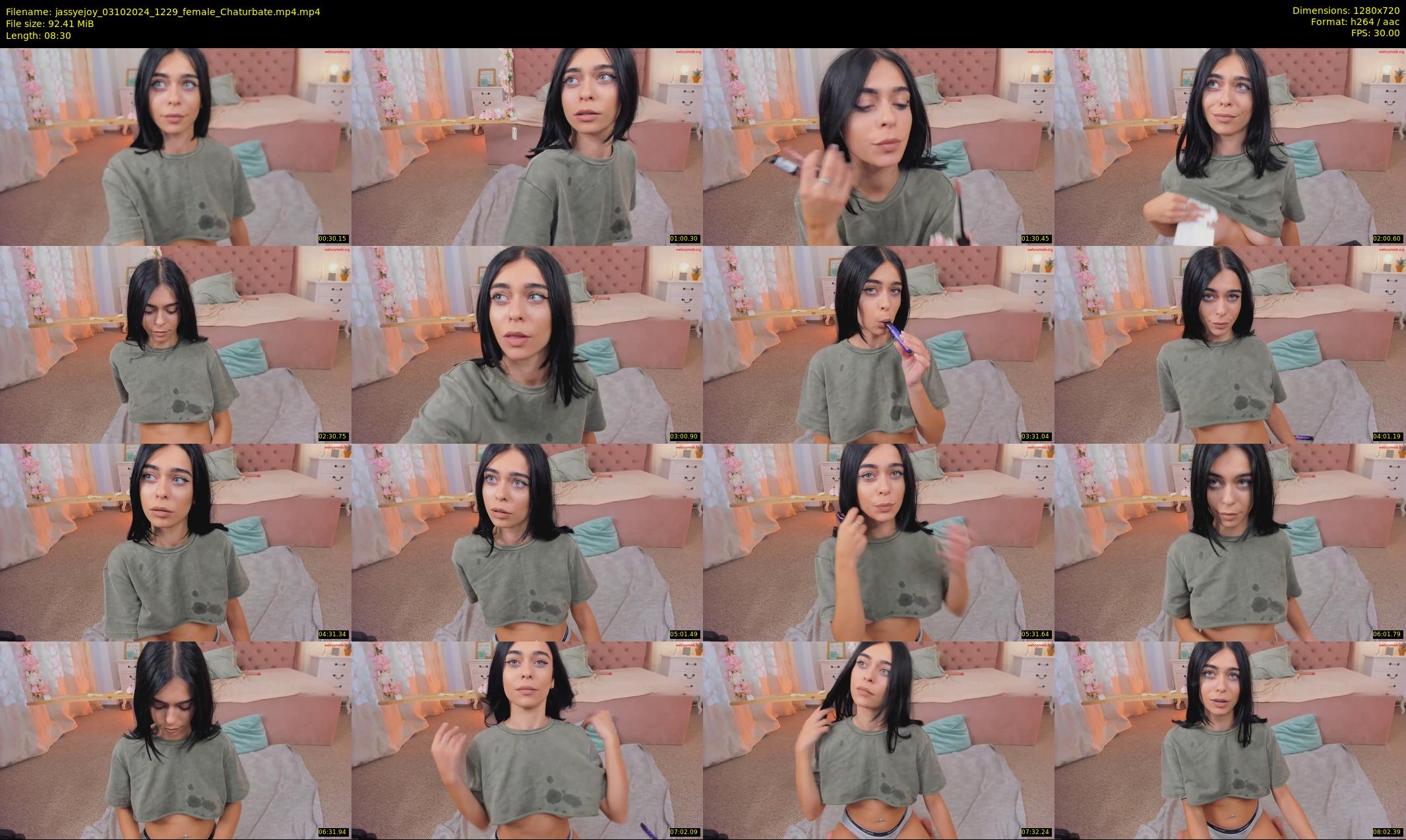 jassyejoy — 9 minute Chaturbate female cam show recording, 720p, Oct 3, 2024