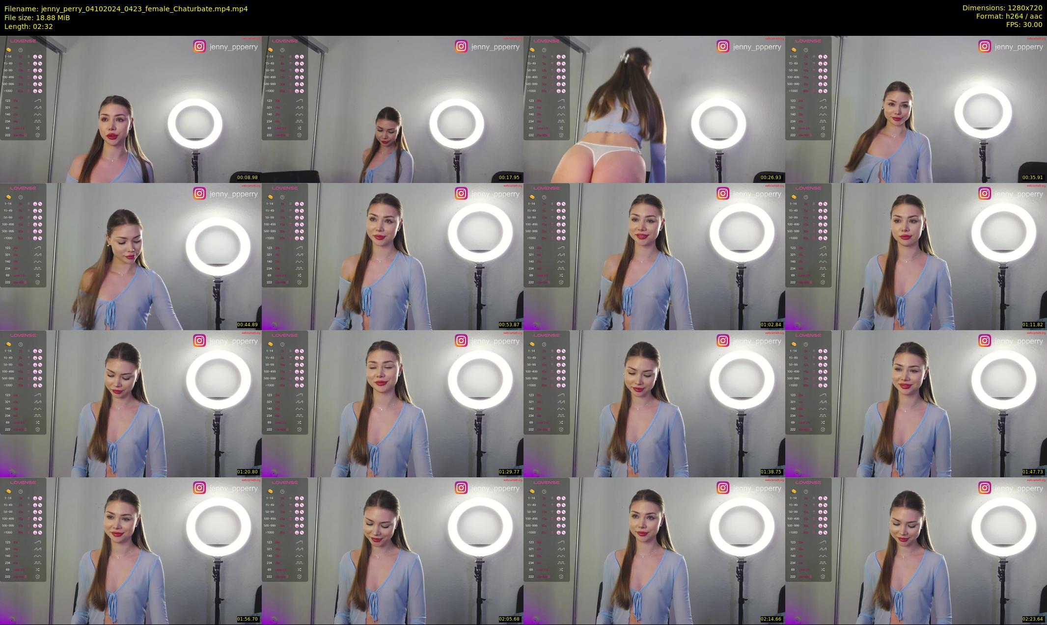jenny_perry — 3 minute Chaturbate female cam show recording, 720p, Oct 4, 2024