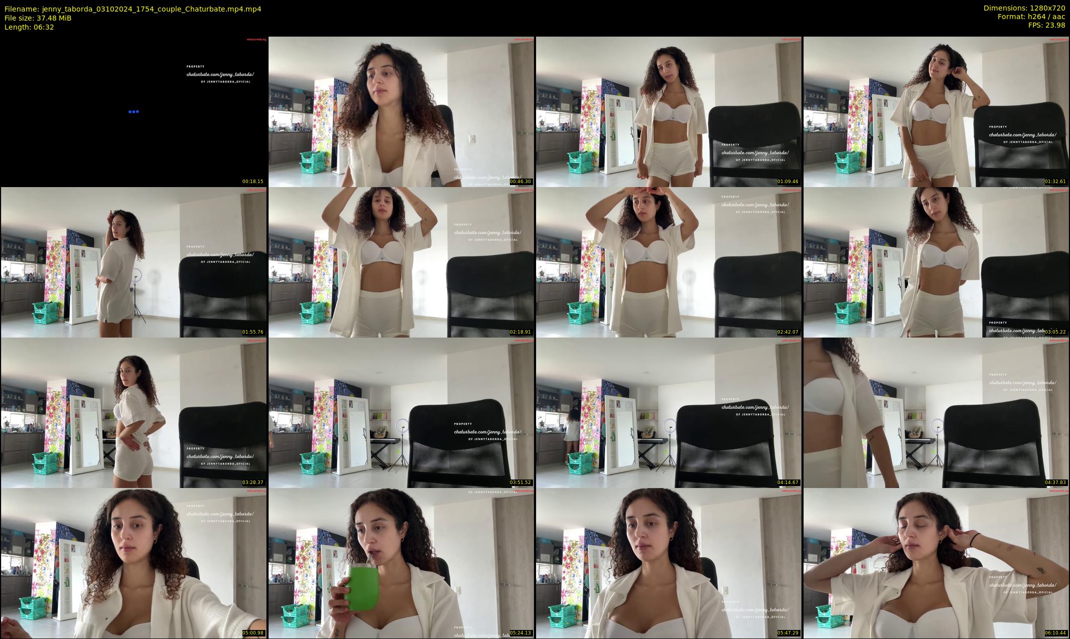jenny_taborda — 7 minute Chaturbate female cam show recording, 720p, Oct 3, 2024