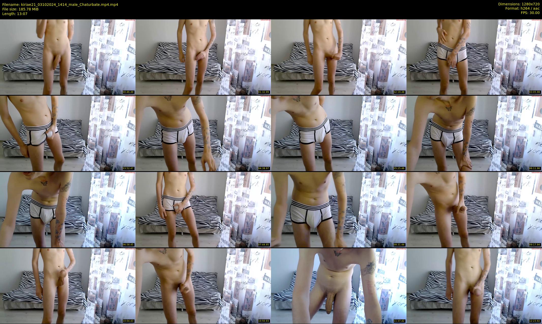 kiriae21 — 14 minute Chaturbate male cam show recording, 720p, Oct 3, 2024