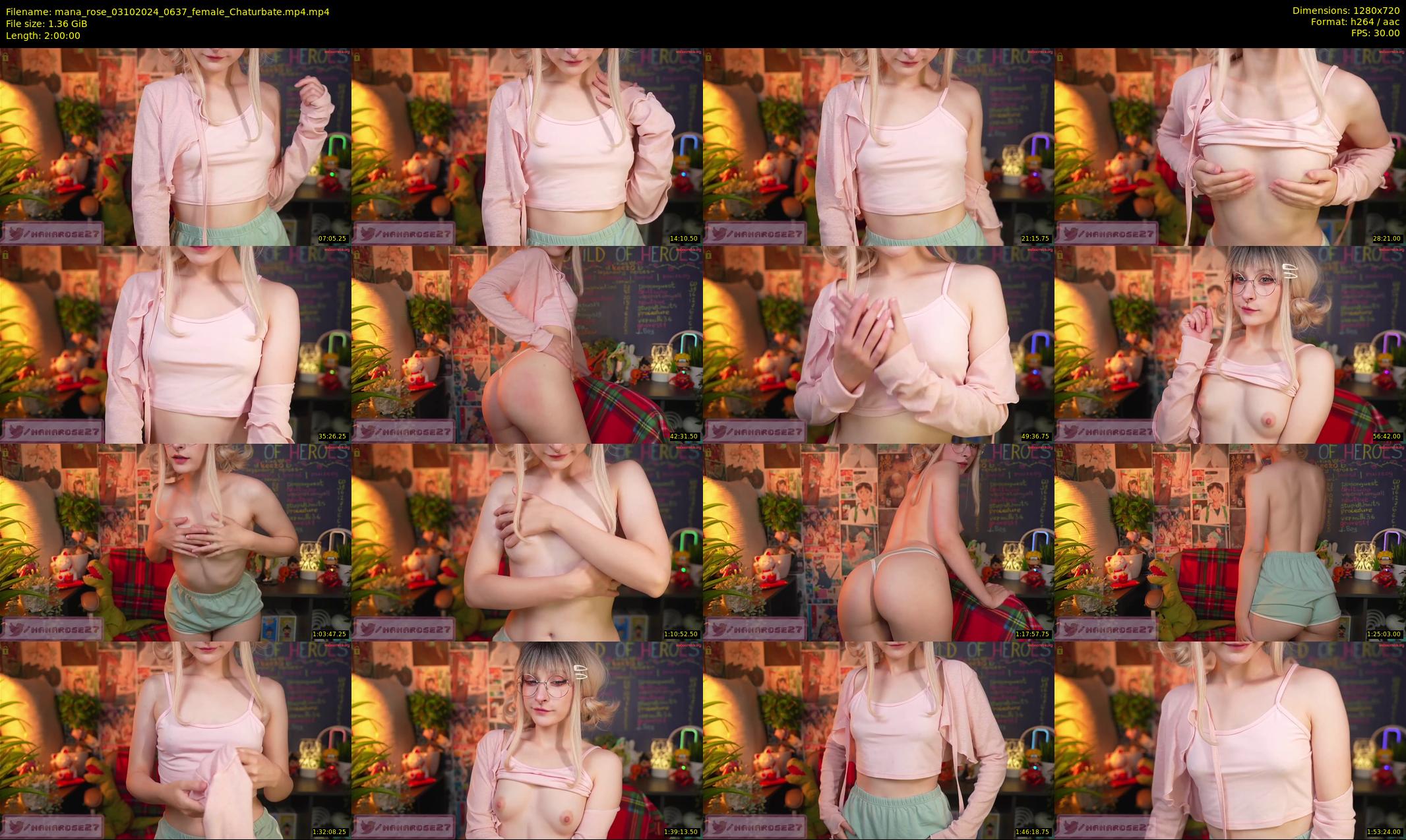 mana_rose — 120 minute Chaturbate female cam show recording, 720p, Oct 3, 2024